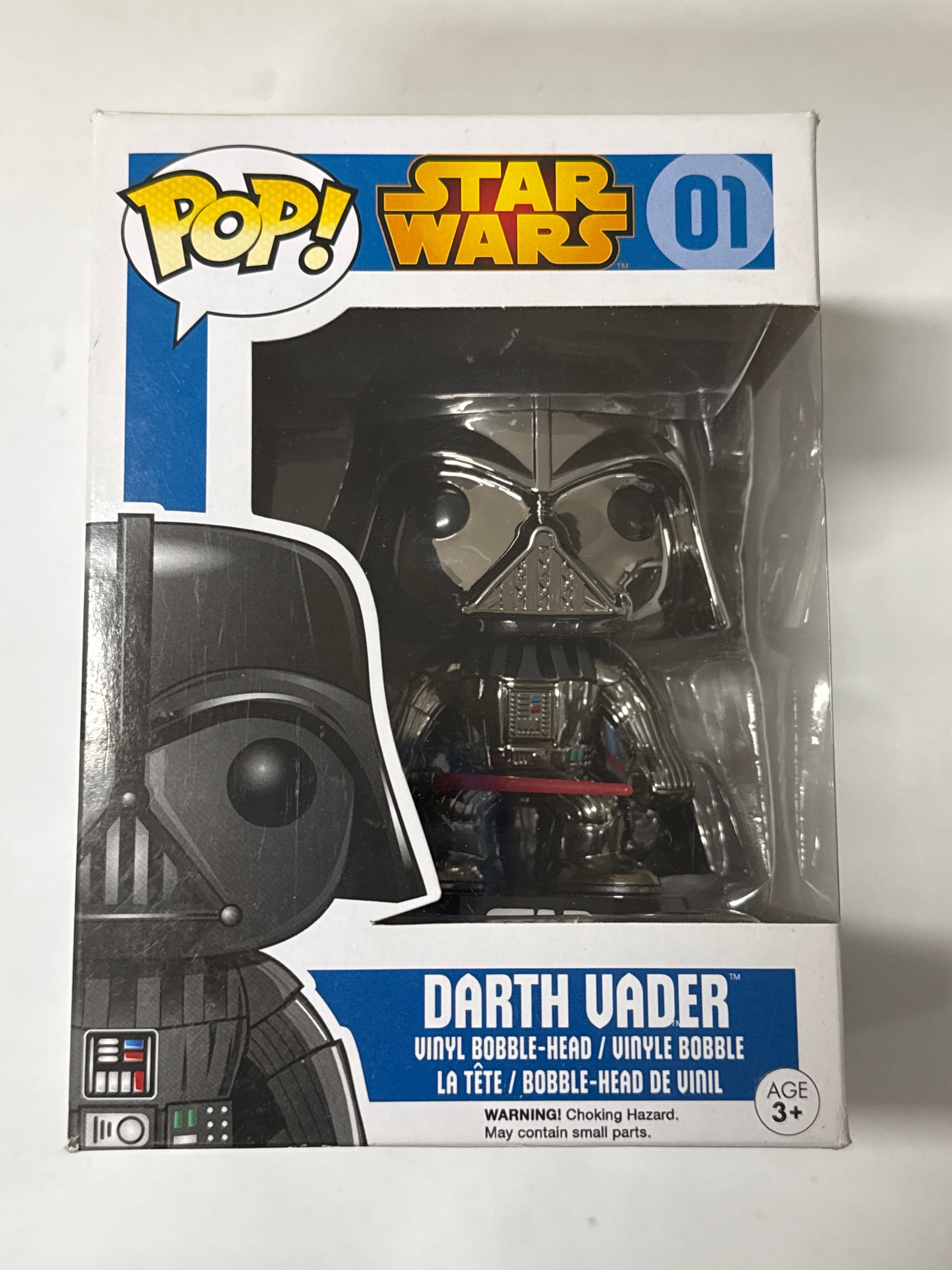 Funko Star Wars - Darth Vader Chrome US Exclusive Pop! Vinyl #01