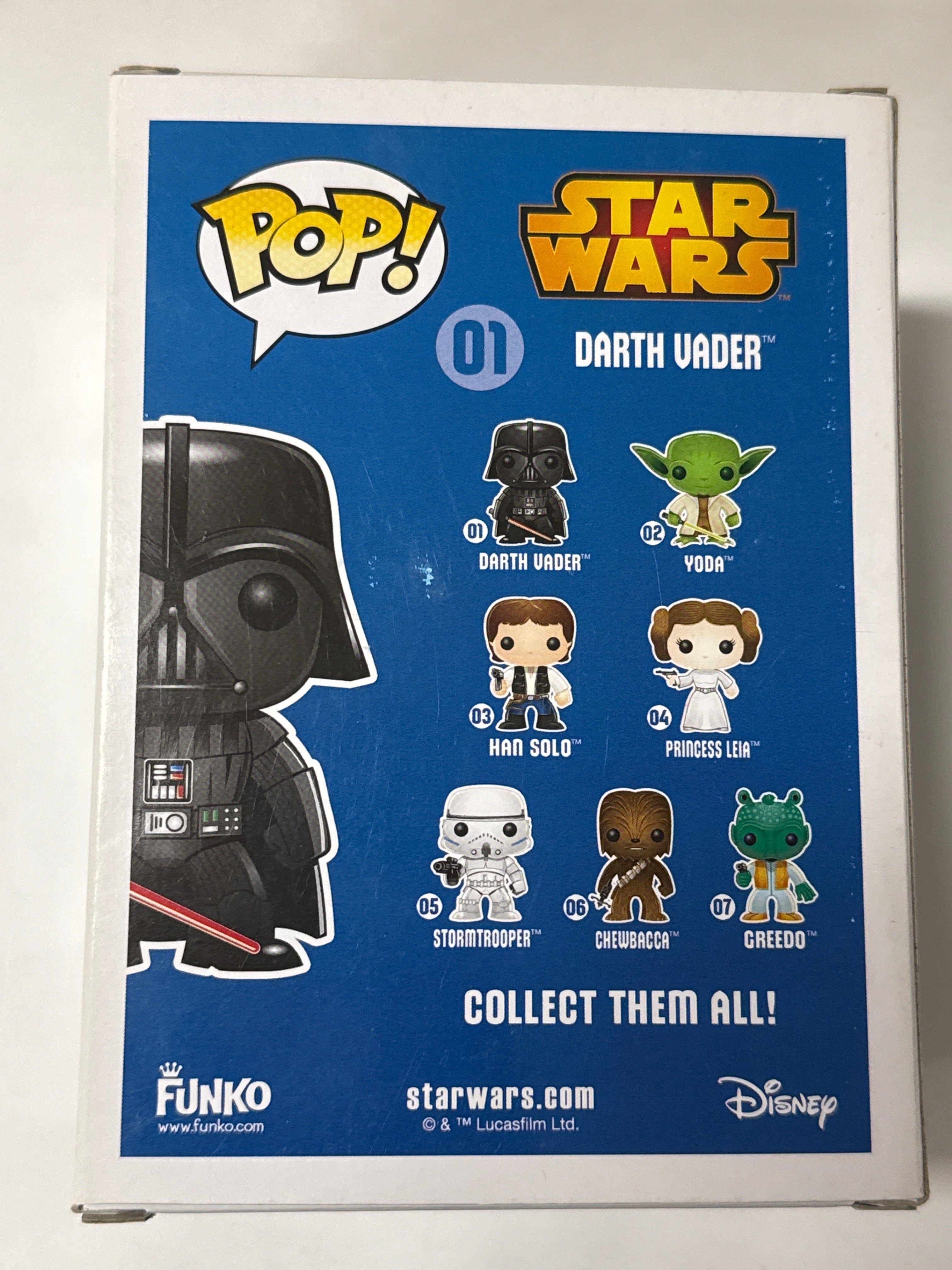 Funko Star Wars - Darth Vader Chrome US Exclusive Pop! Vinyl #01
