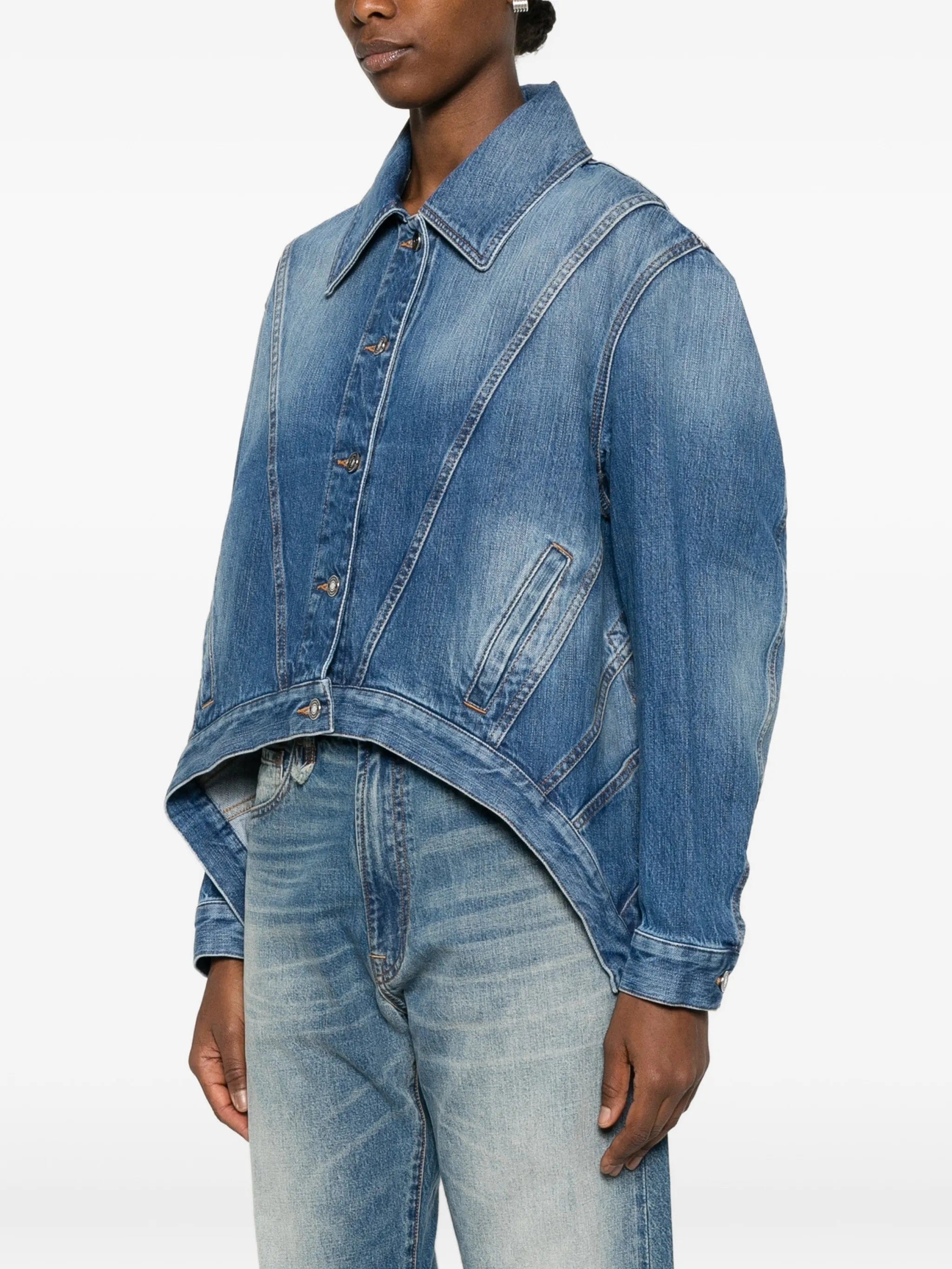 Givenchy button denim jacket