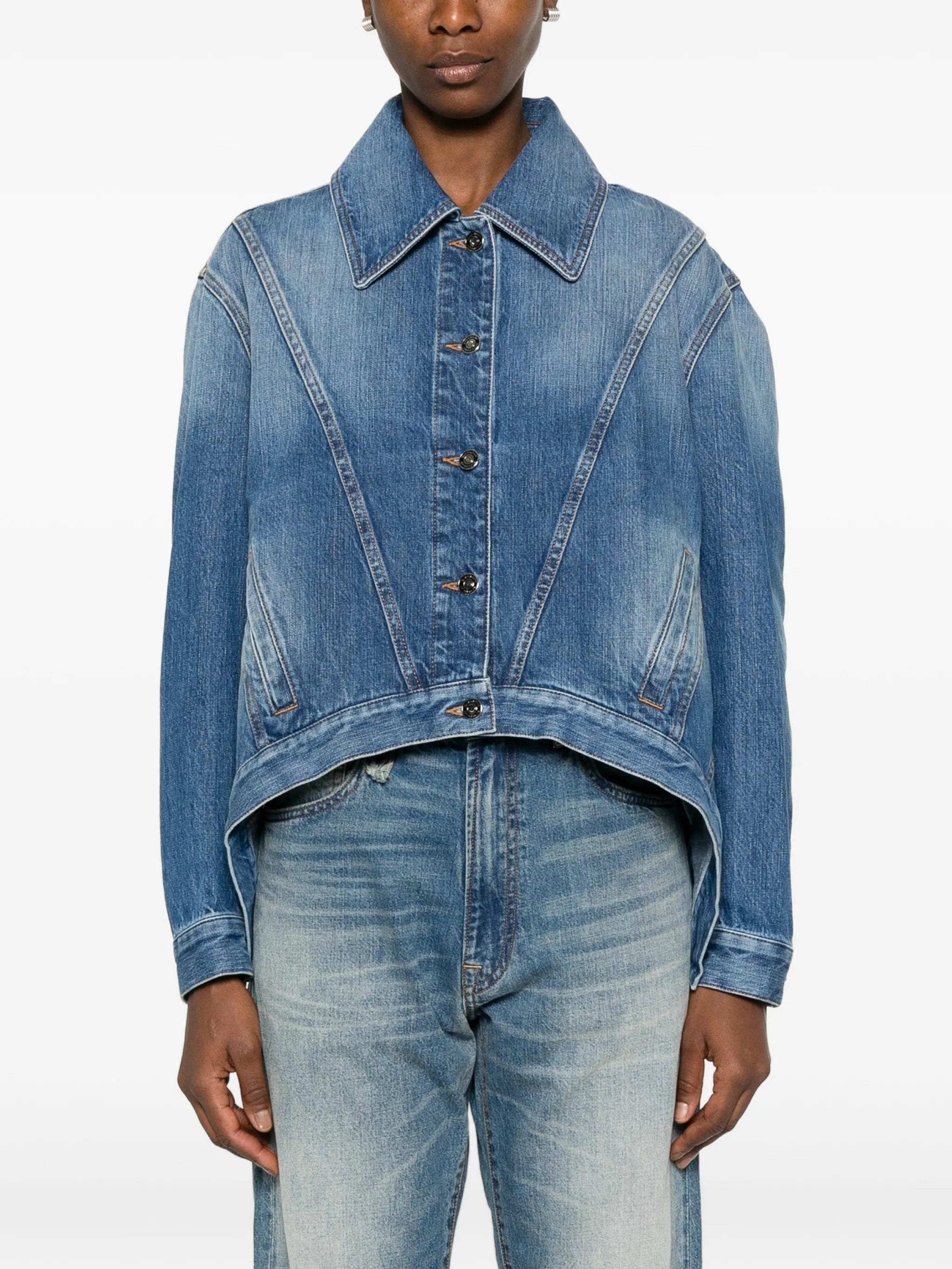 Givenchy button denim jacket