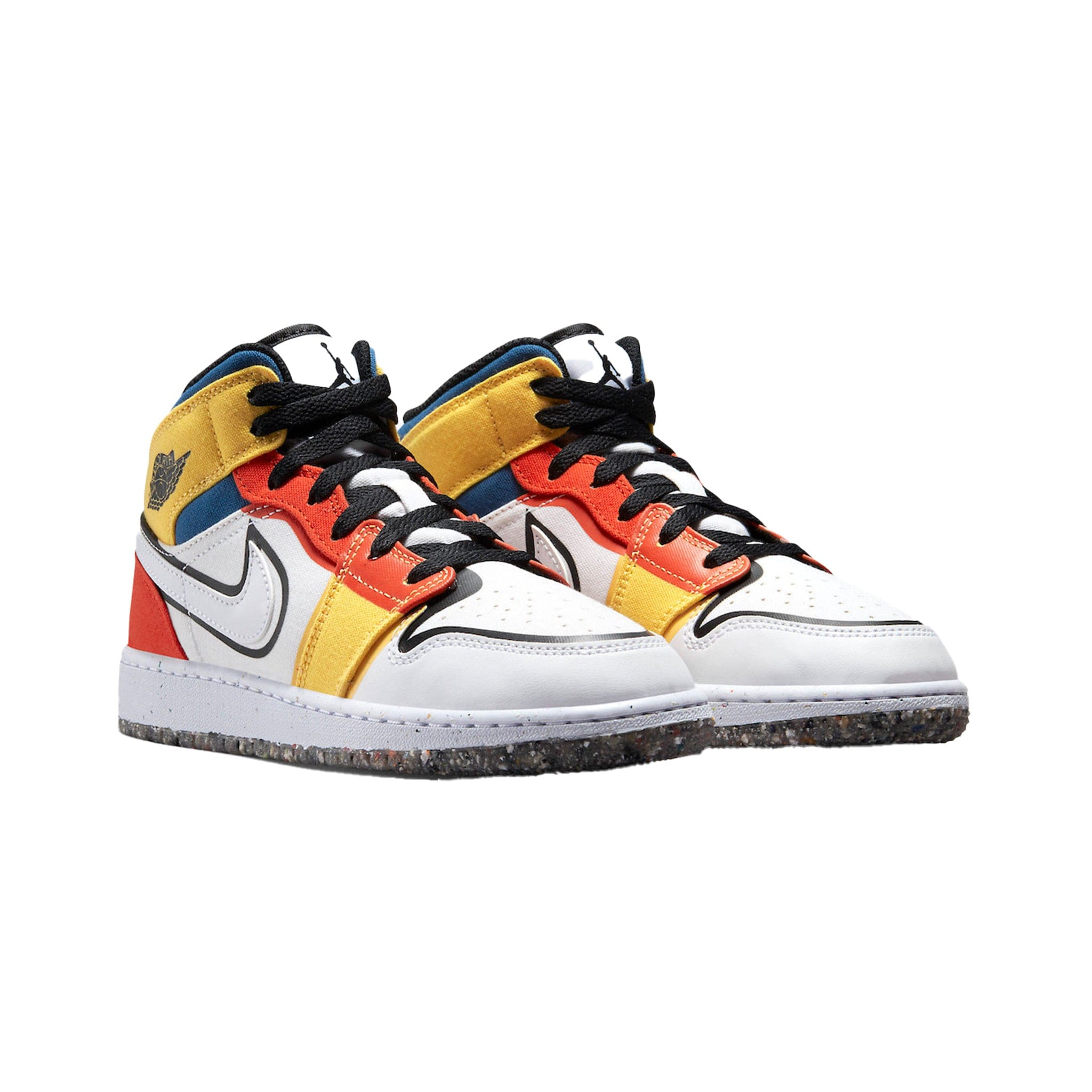 Jaber Jordan 1 Mid Multi - Color Canvas (GS)