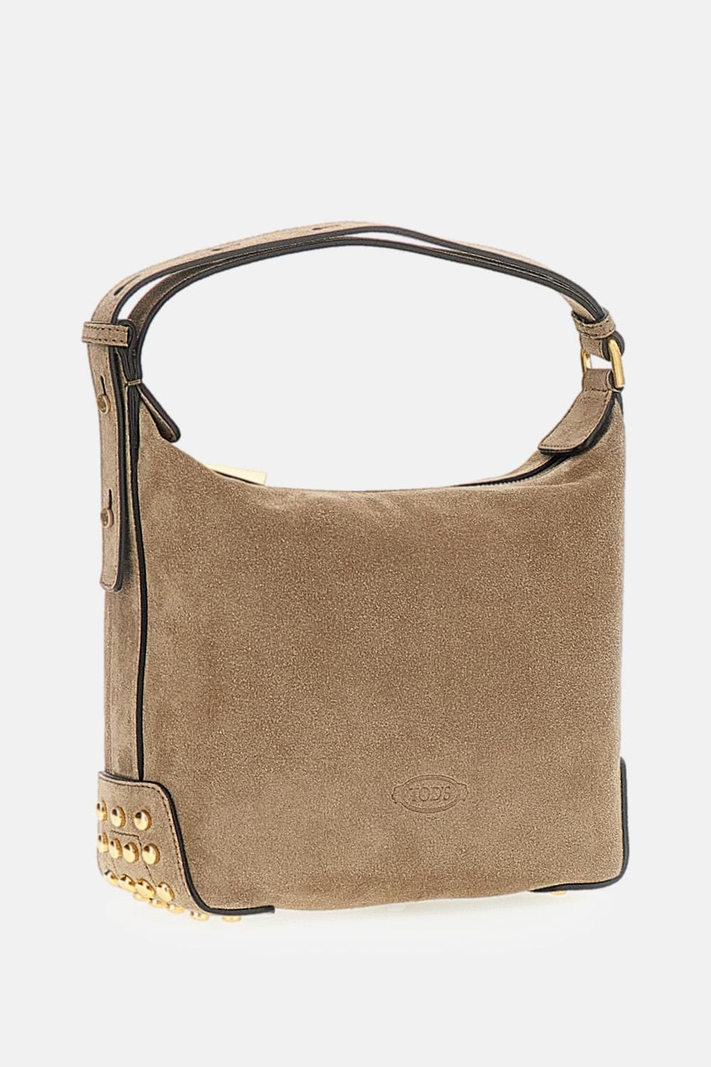 Tod's BORSA GMT SACCA MINI METAL DOTS IN SUEDE