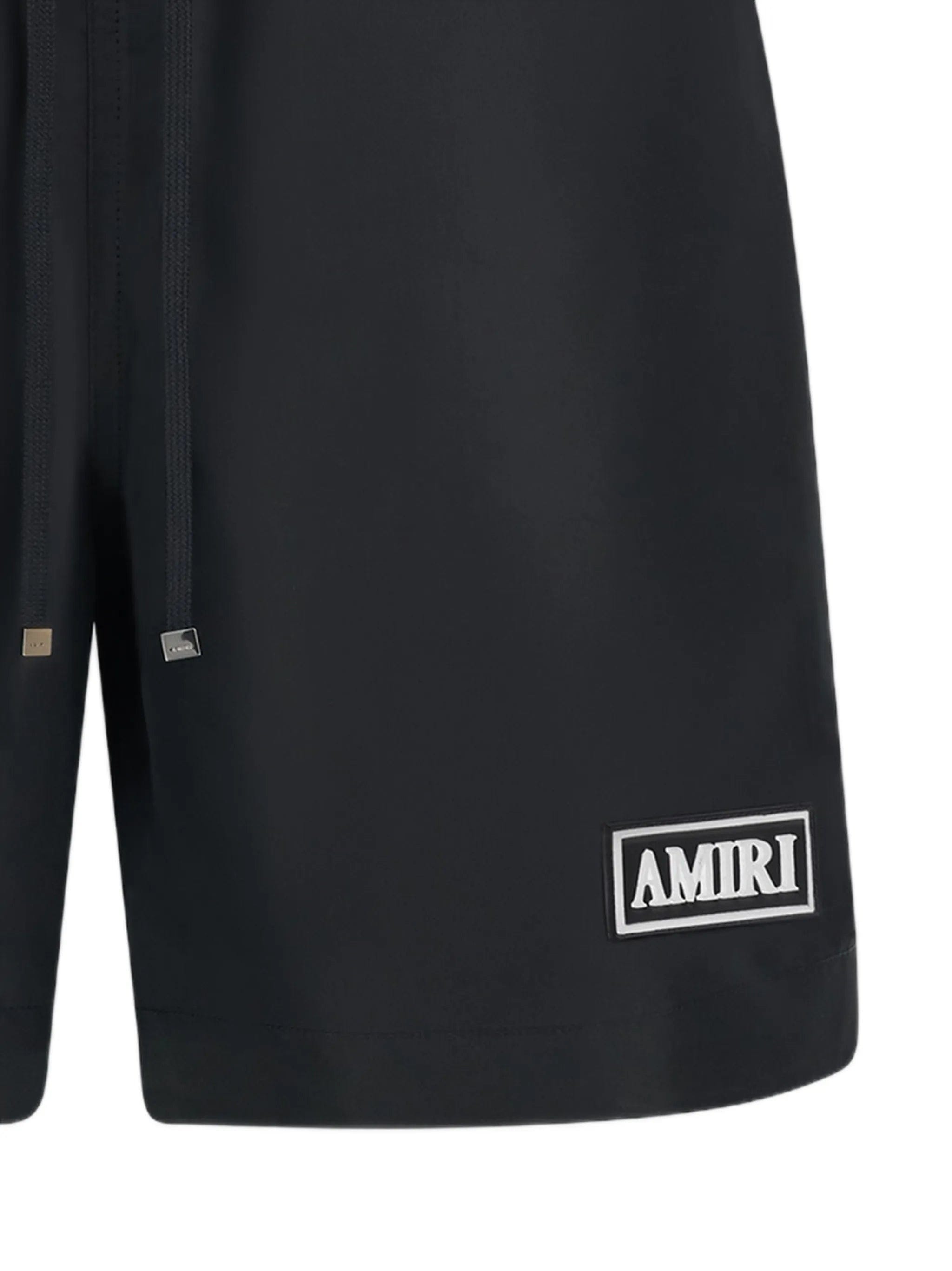 AMIRI logo - patch drawstring swim shorts