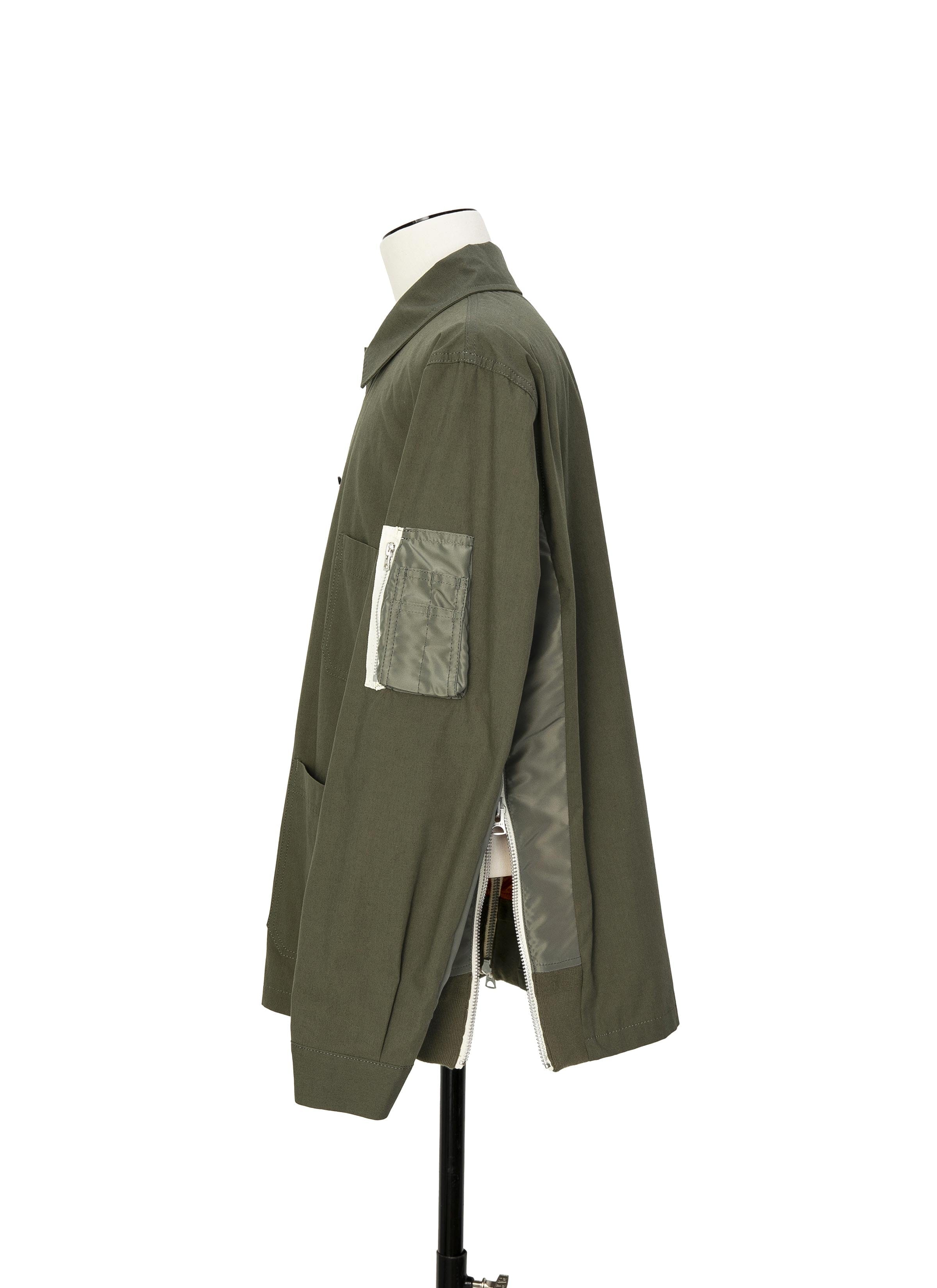 Sacai Cotton Nylon Oxford Jacket