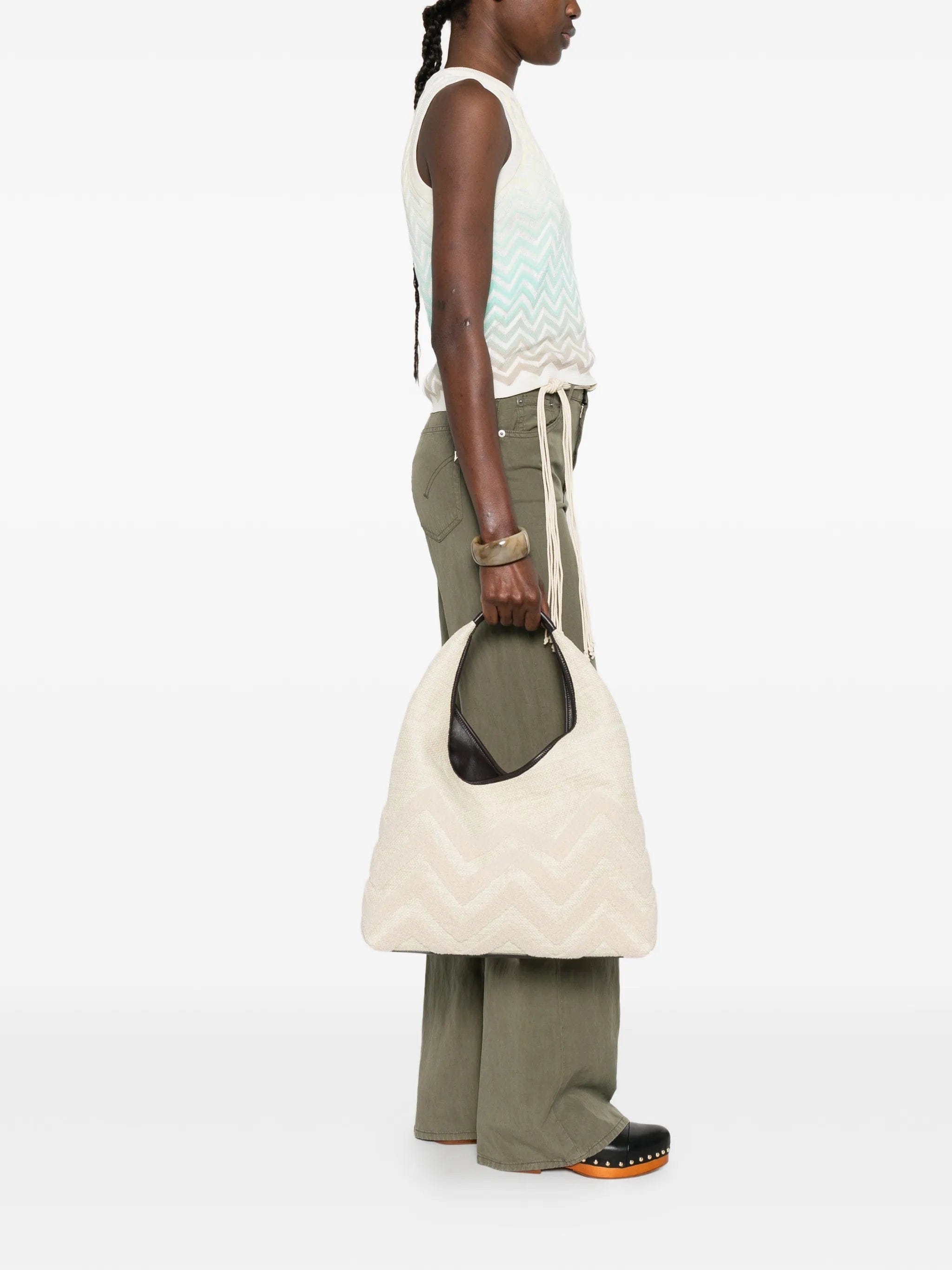 Missoni zigzag - pattern tote bag