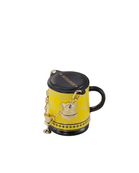 Starbucks x Harry Potter Collaboration Mug — Hufflepuff House Color - Changing Mug with Chain Accent (Yellow, 365 ml)