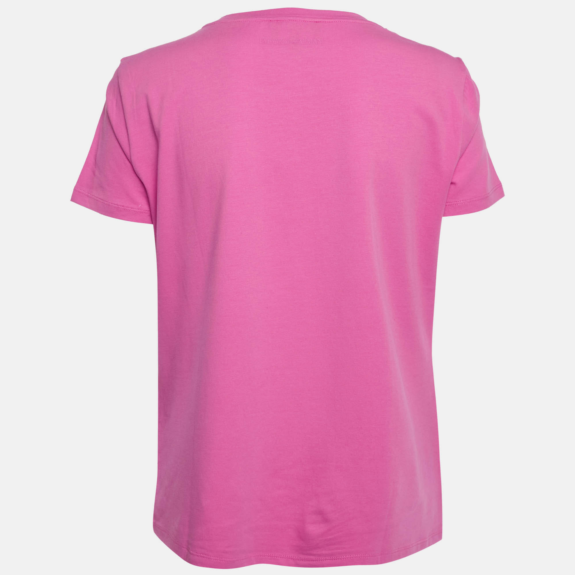 Emporio Armani Jersey Teddy Sequin Jersey T - Shirt