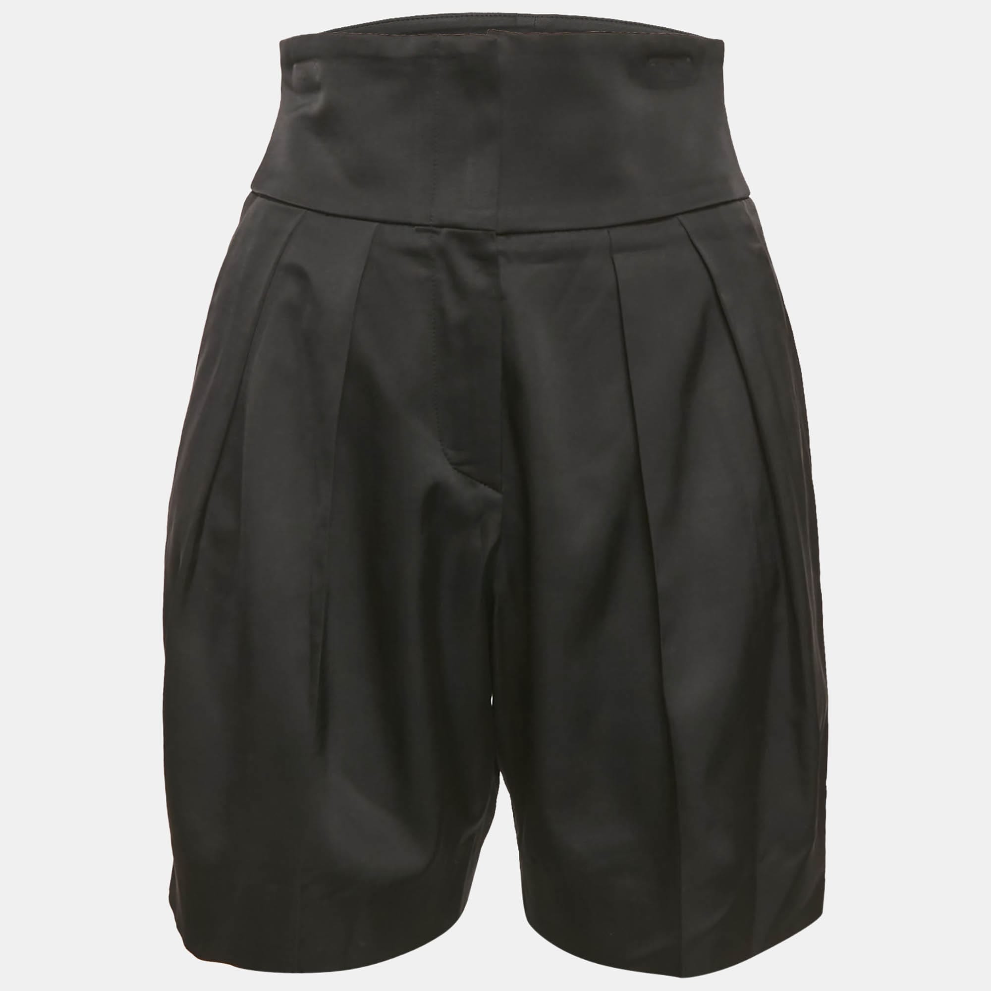 Emporio Armani Silk Pleat Detail Short
