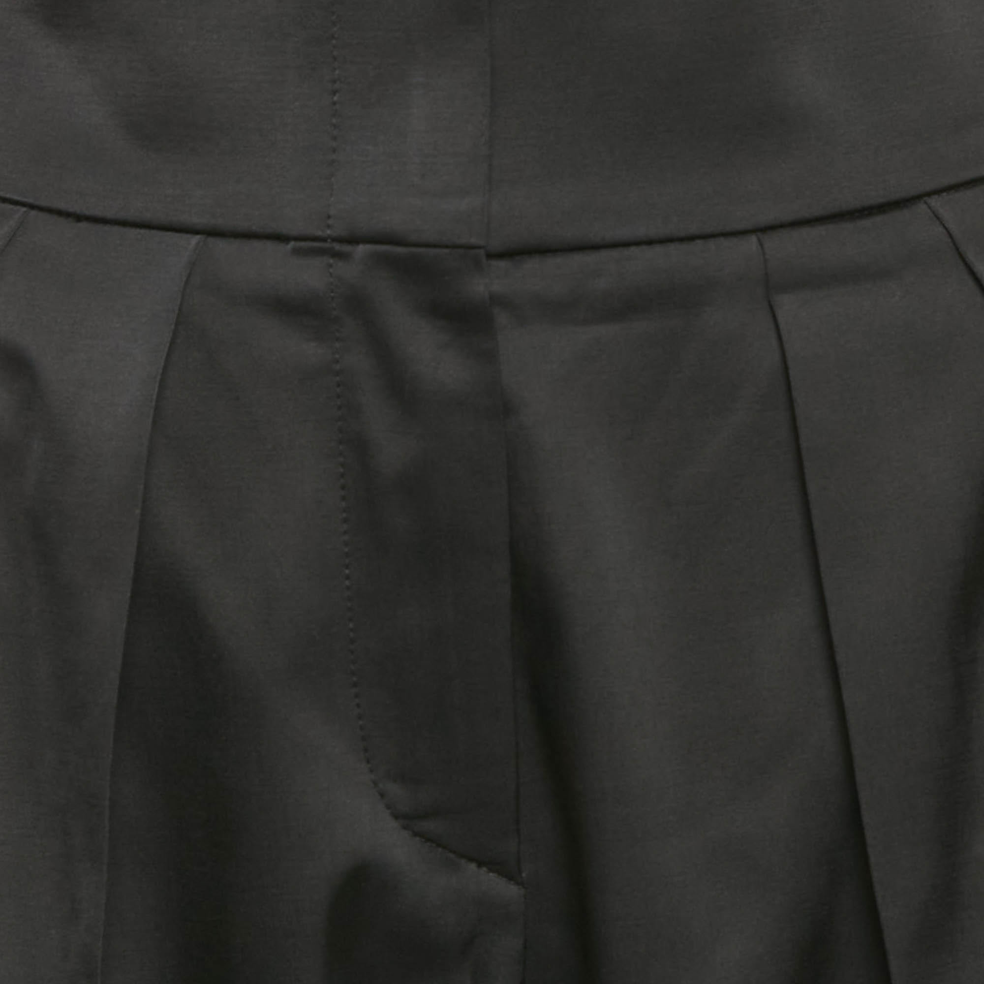 Emporio Armani Silk Pleat Detail Short
