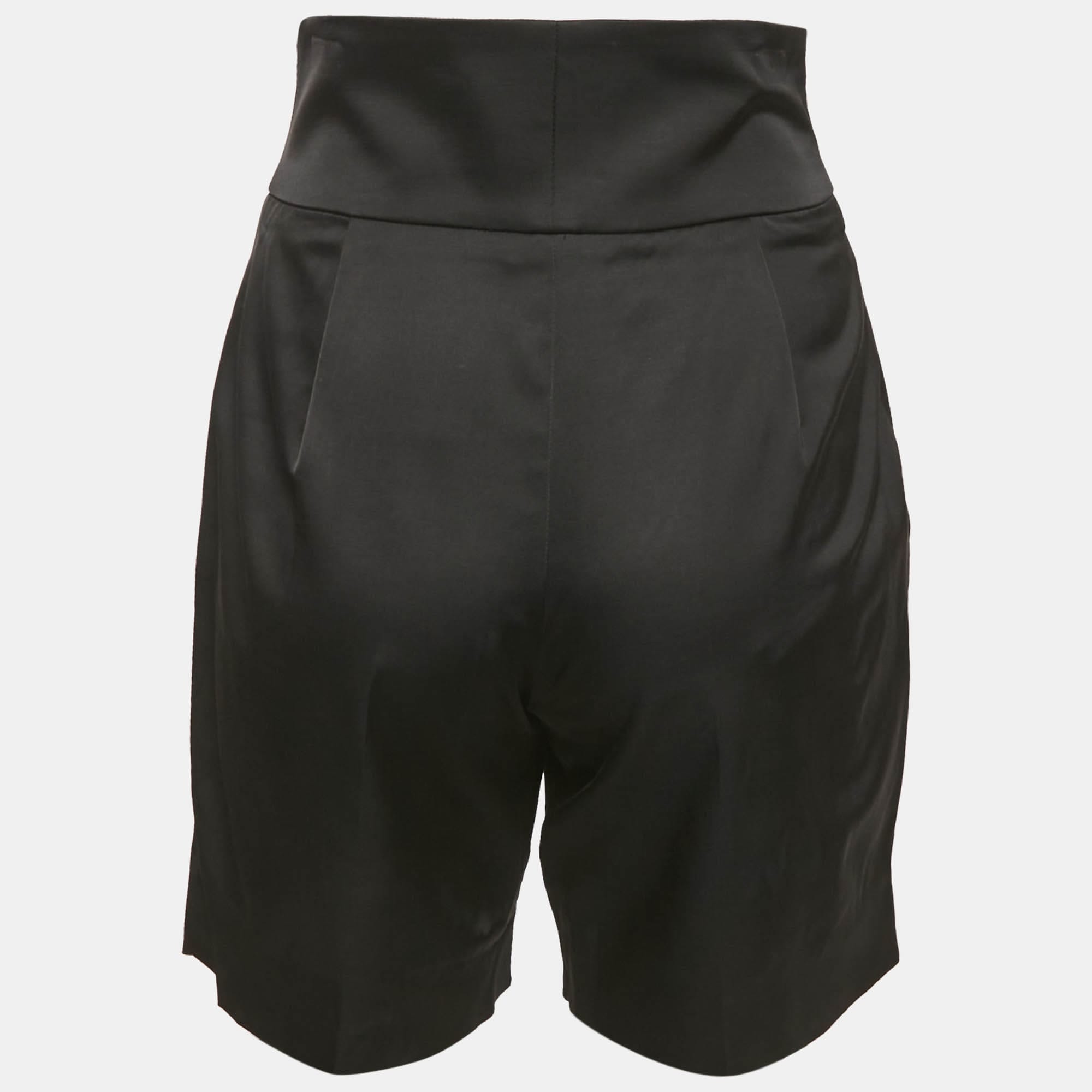 Emporio Armani Silk Pleat Detail Short