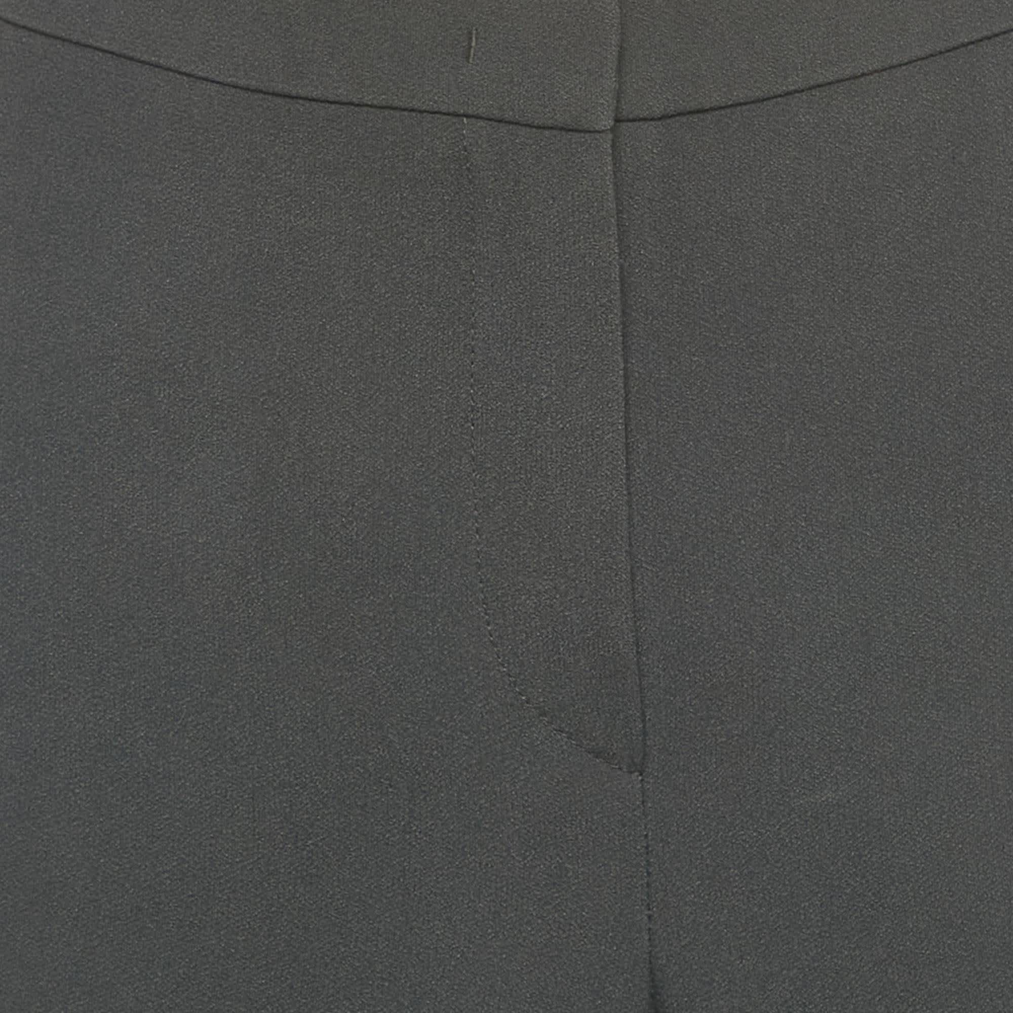 Emporio Armani Blue Crepe Trousers