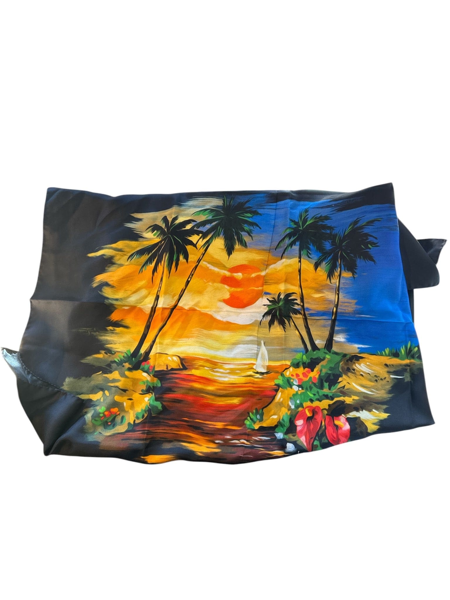 Dolce & Gabbana Scarf Silk Multicolour DG Hawaii 100*100 cm DG1844A