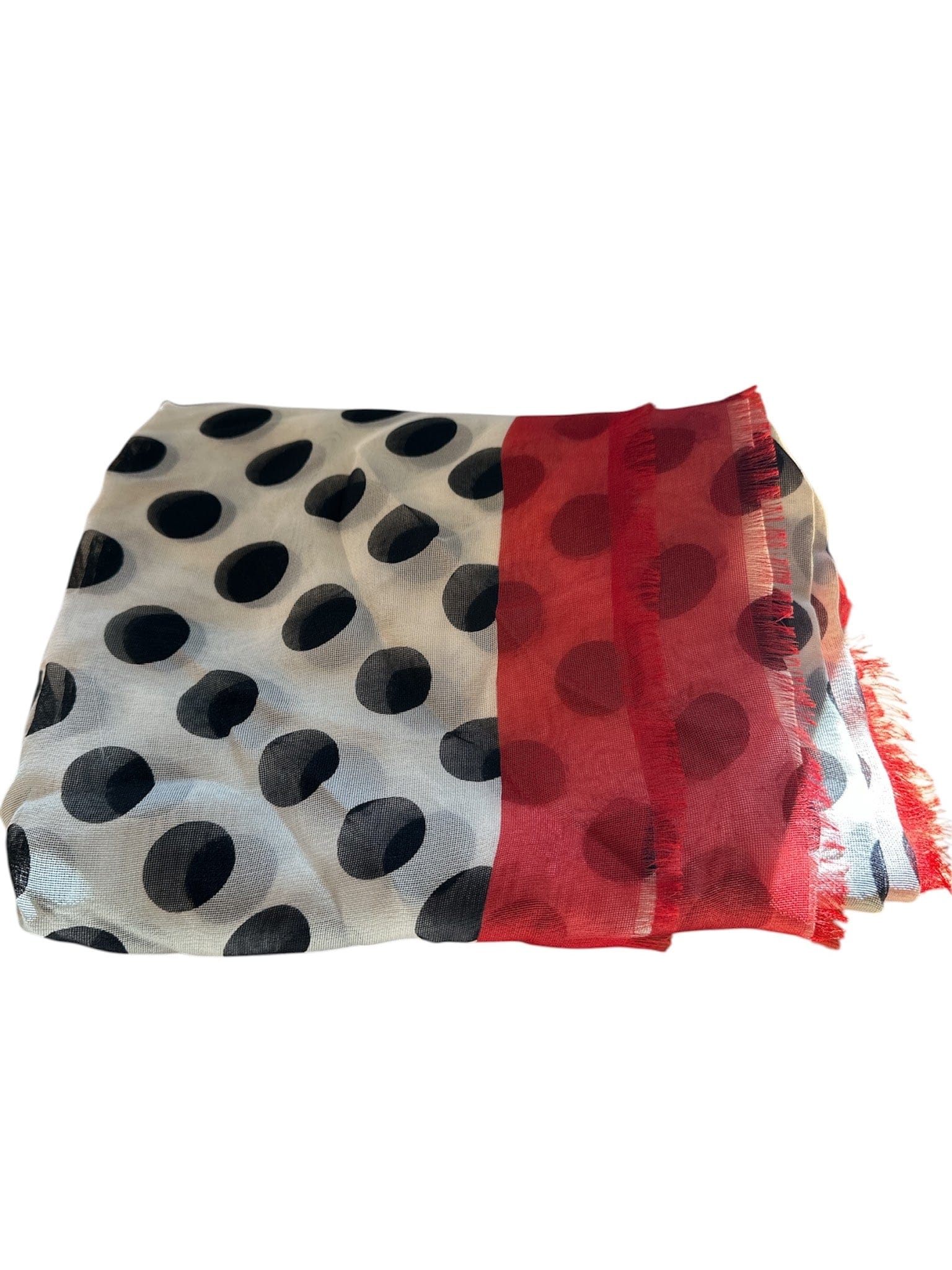 Dolce & Gabbana Scarf Silk Multicolour Black dots DG1968A