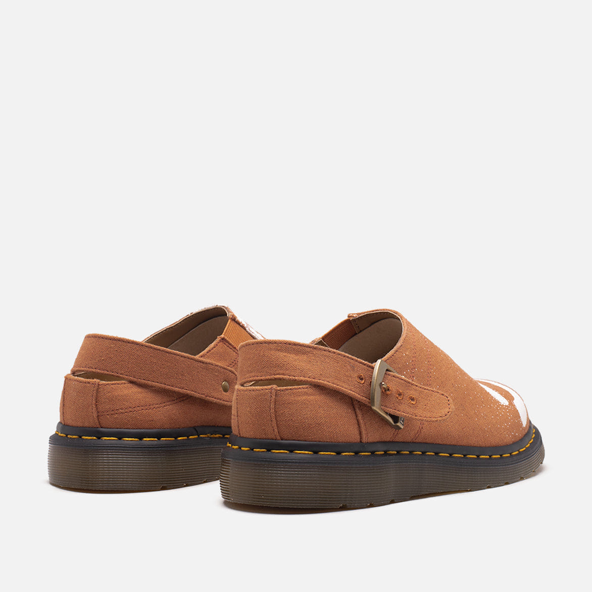 DR Martens ISHAM HEMP CANVAS (ARCHIVE FLORAL) - DARK TAN