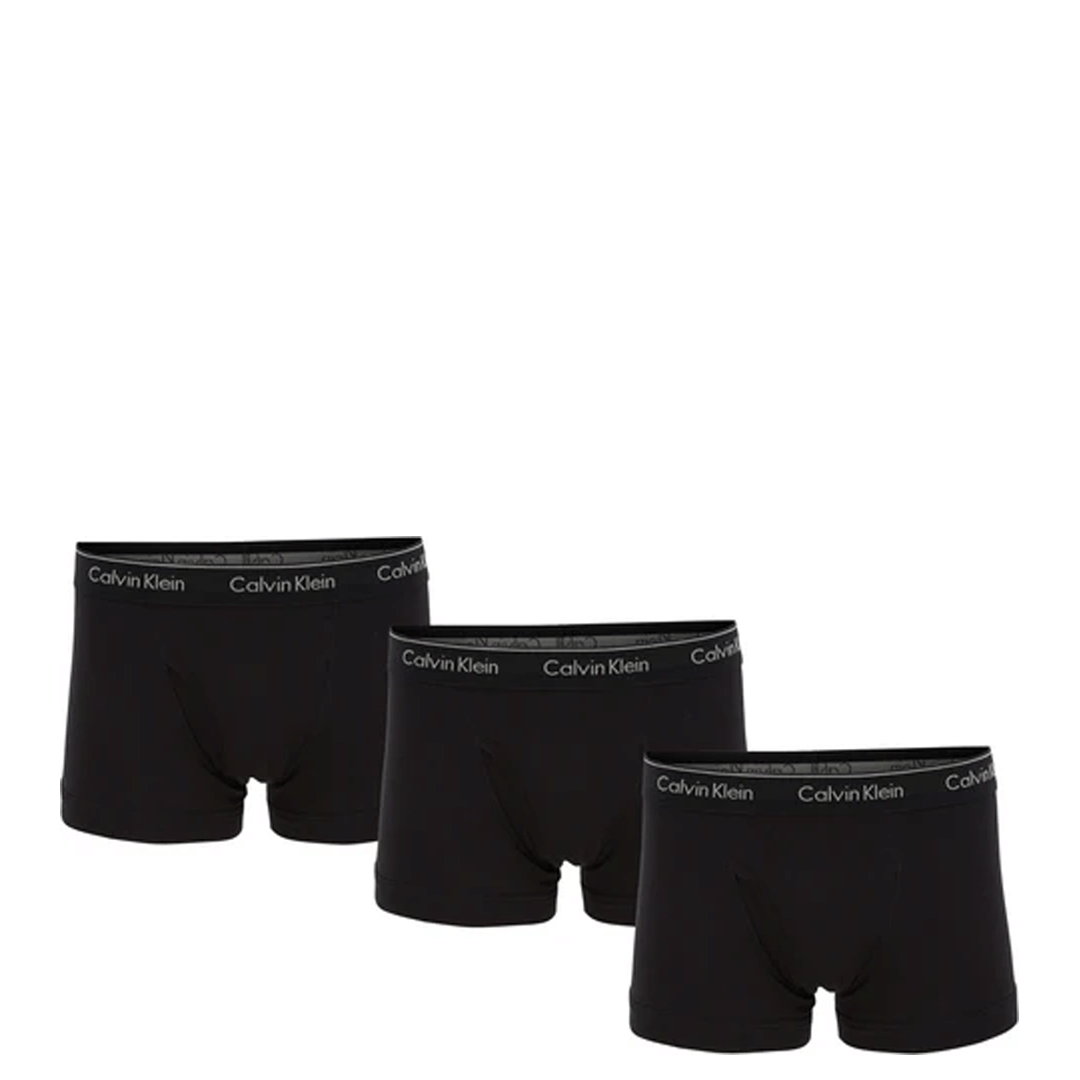 Calvin KLEIN 3 - PACK CLASSIC FIT TRUNKS BLACK
