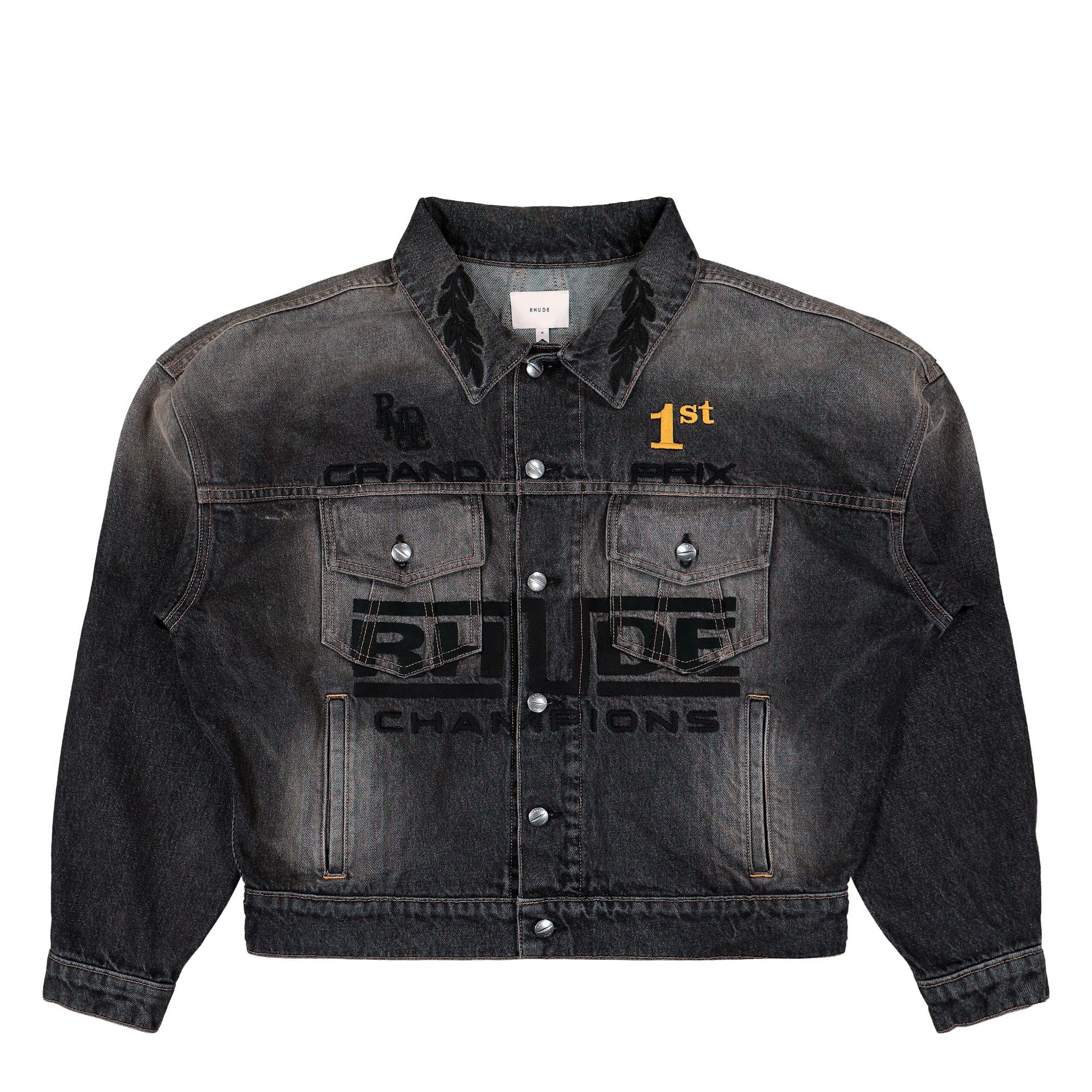 Rhude Tire Denim Trucker Jacket