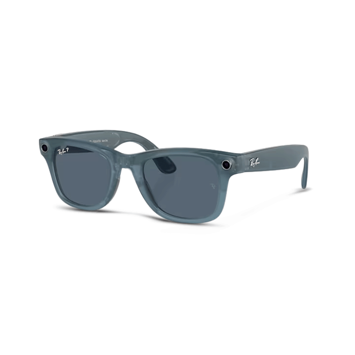 Ray - Ban Meta Wayfarer Matte Jeans/Dusty Blue