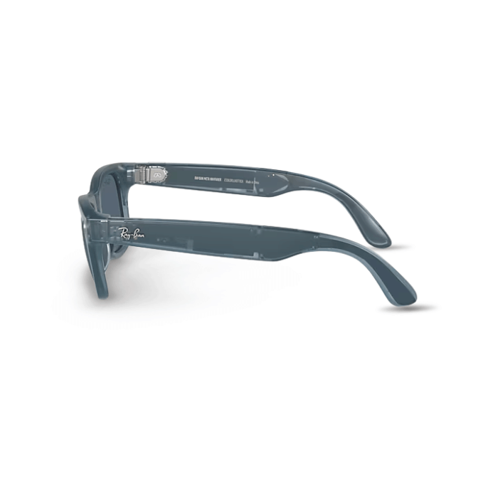 Ray - Ban Meta Wayfarer Matte Jeans/Dusty Blue
