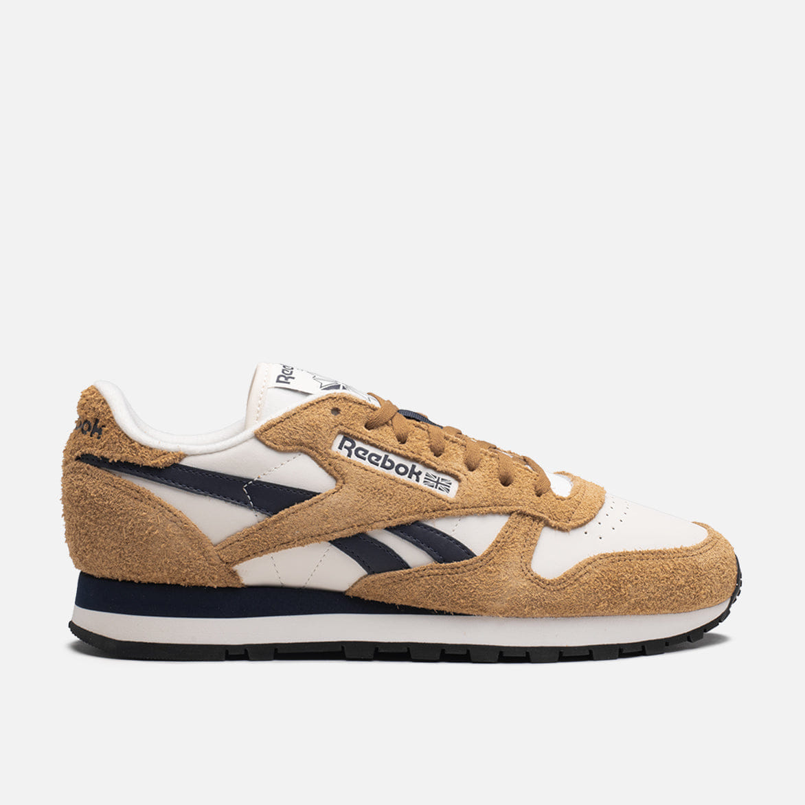 Reebok CLASSIC LEATHER - Chalk / Wild Brown / Vector Navy