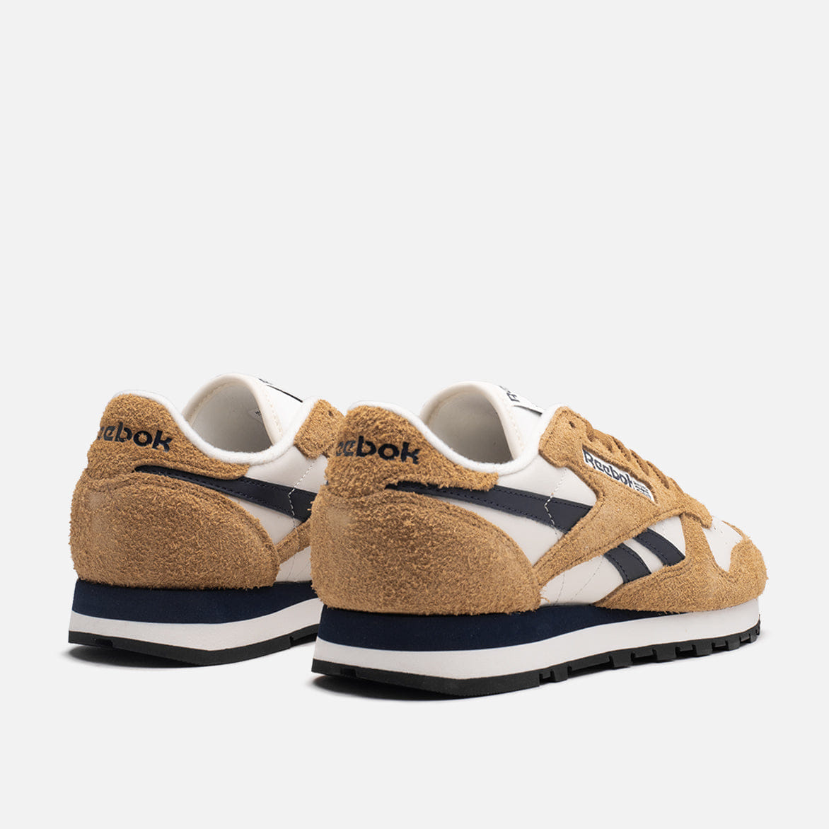 Reebok CLASSIC LEATHER - Chalk / Wild Brown / Vector Navy