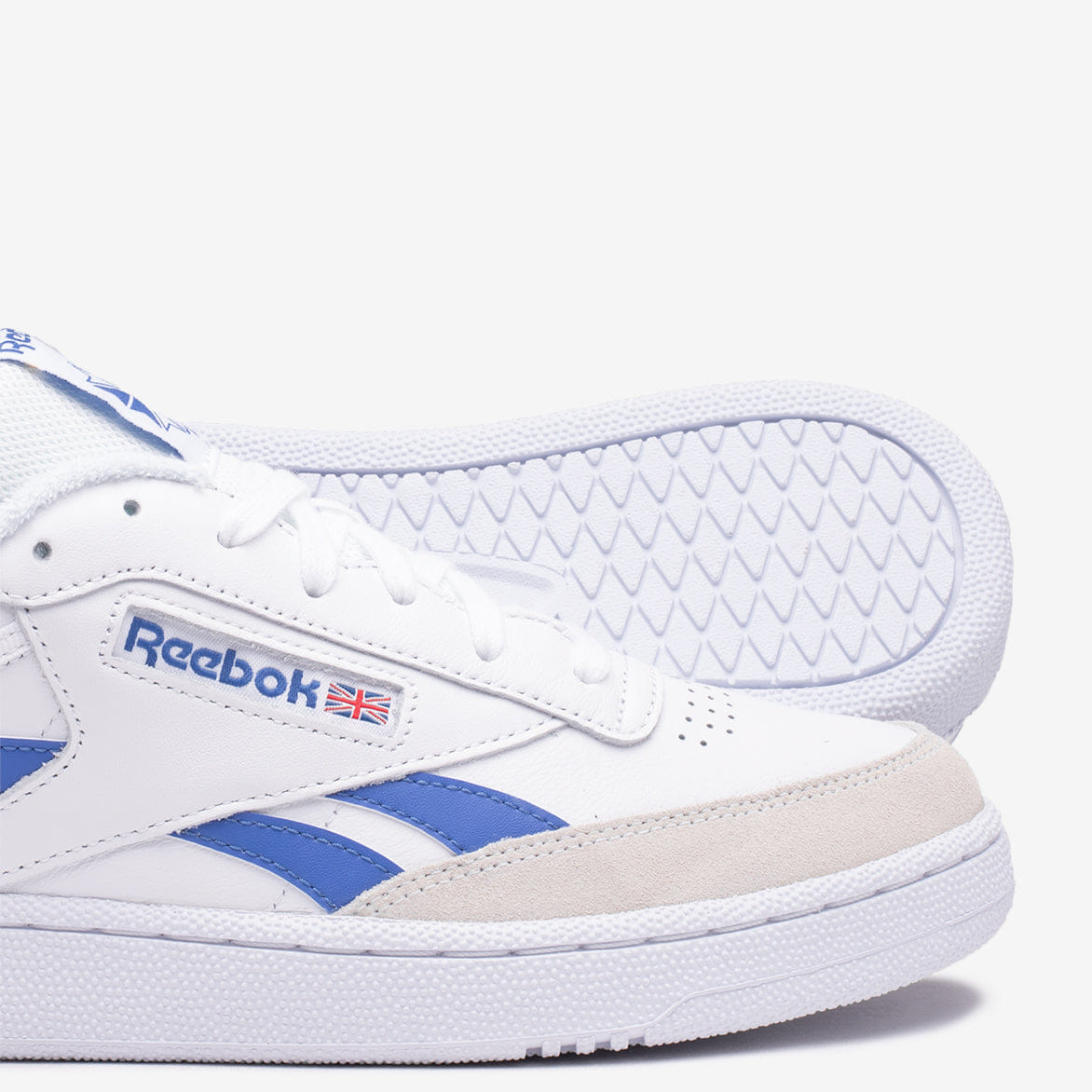 Reebok CLUB C REVENGE - WHITE / COURT BLUE