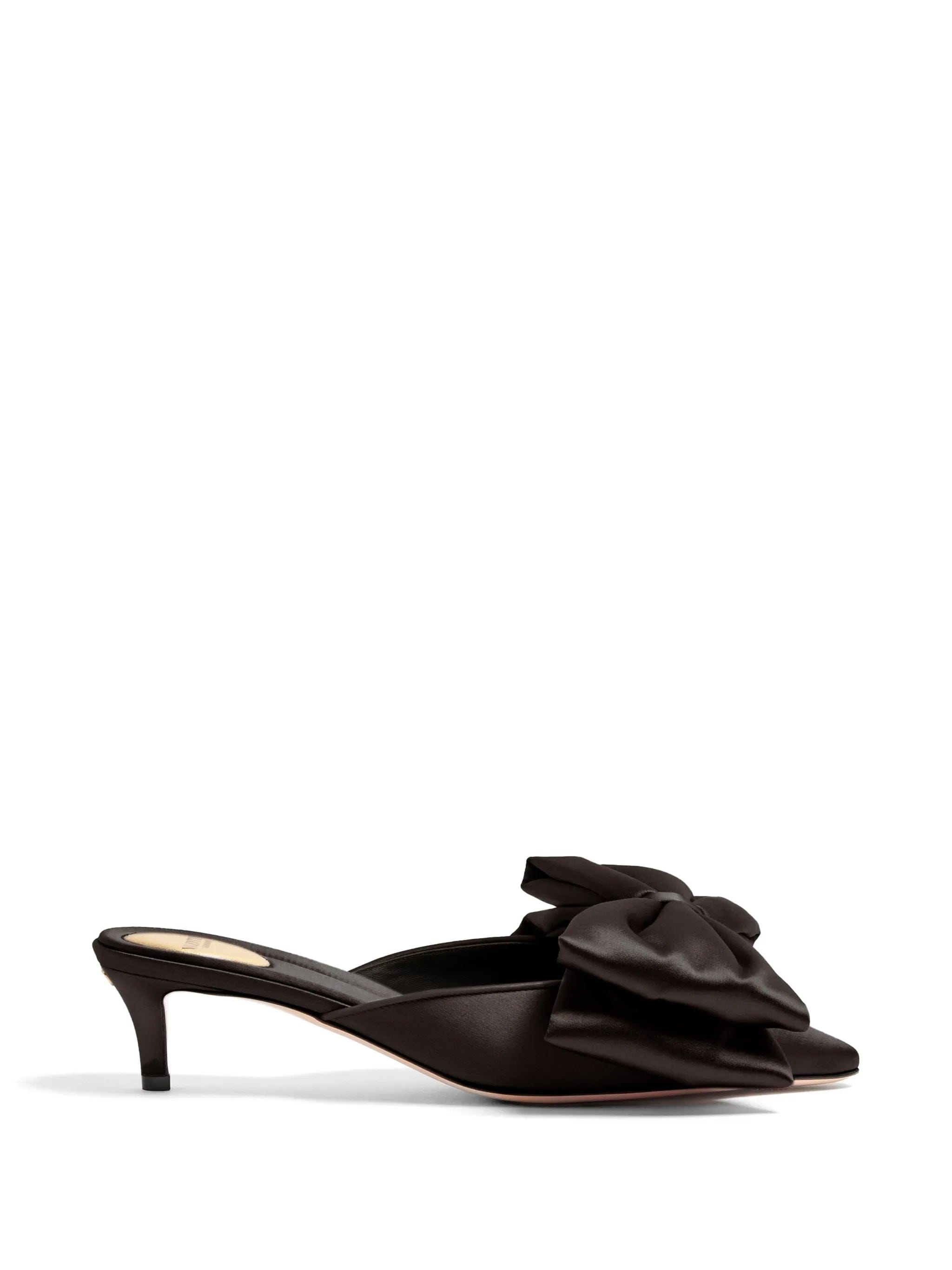 Valentino Garavani Yolande satin mules 45 mm
