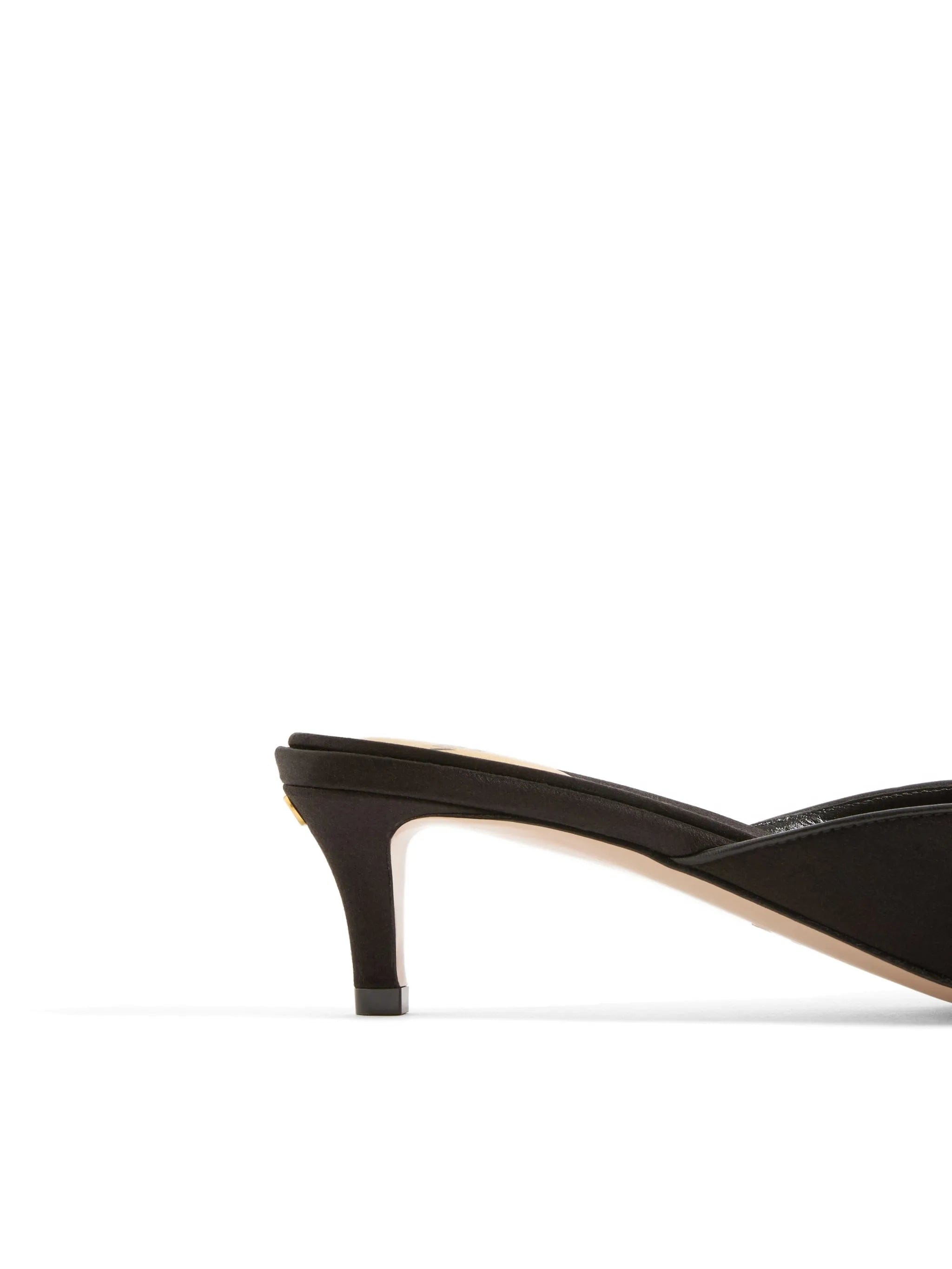Valentino Garavani Yolande satin mules 45 mm