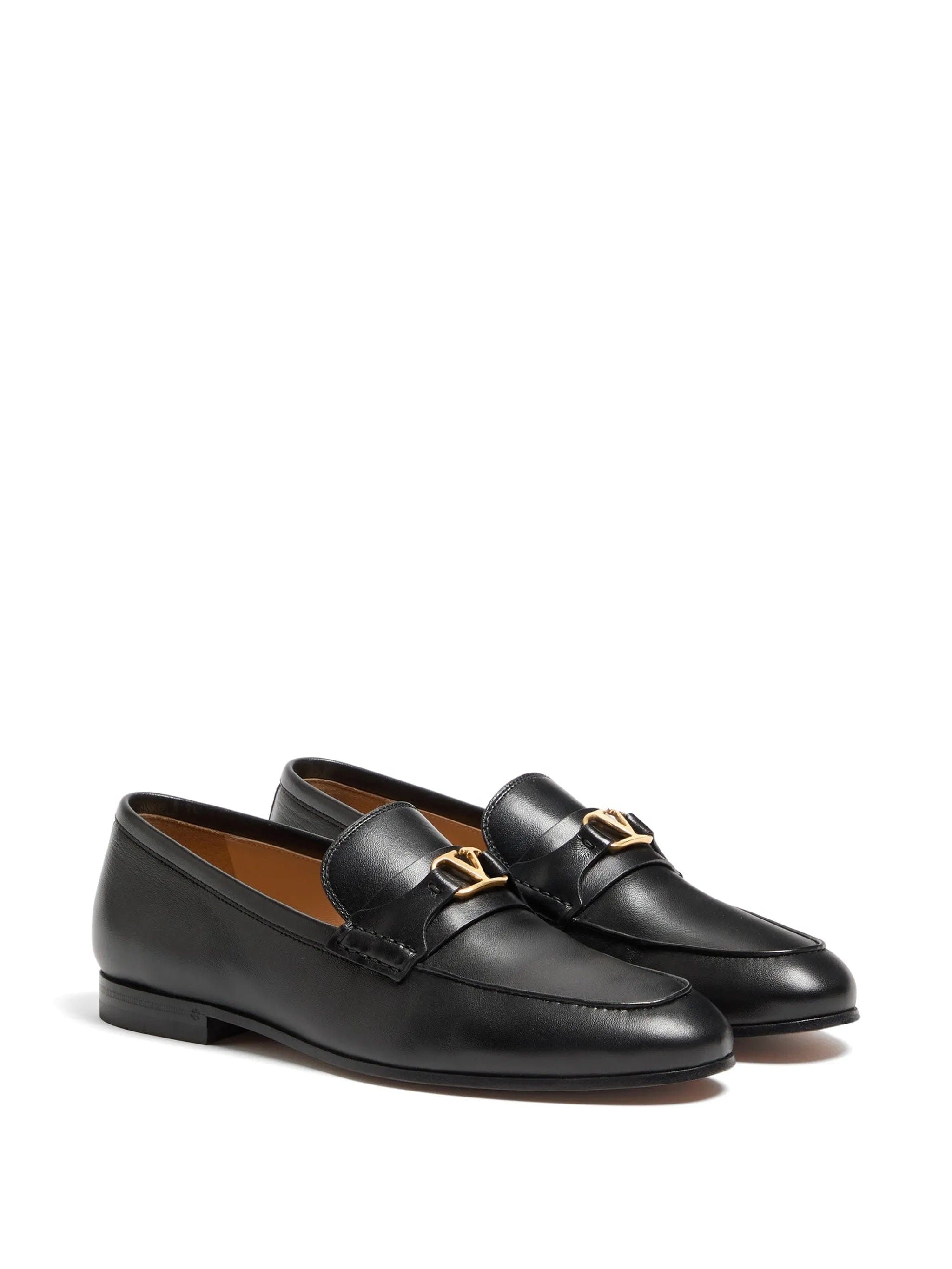 Valentino Garavani Vlogo Signature nappa leather loafers