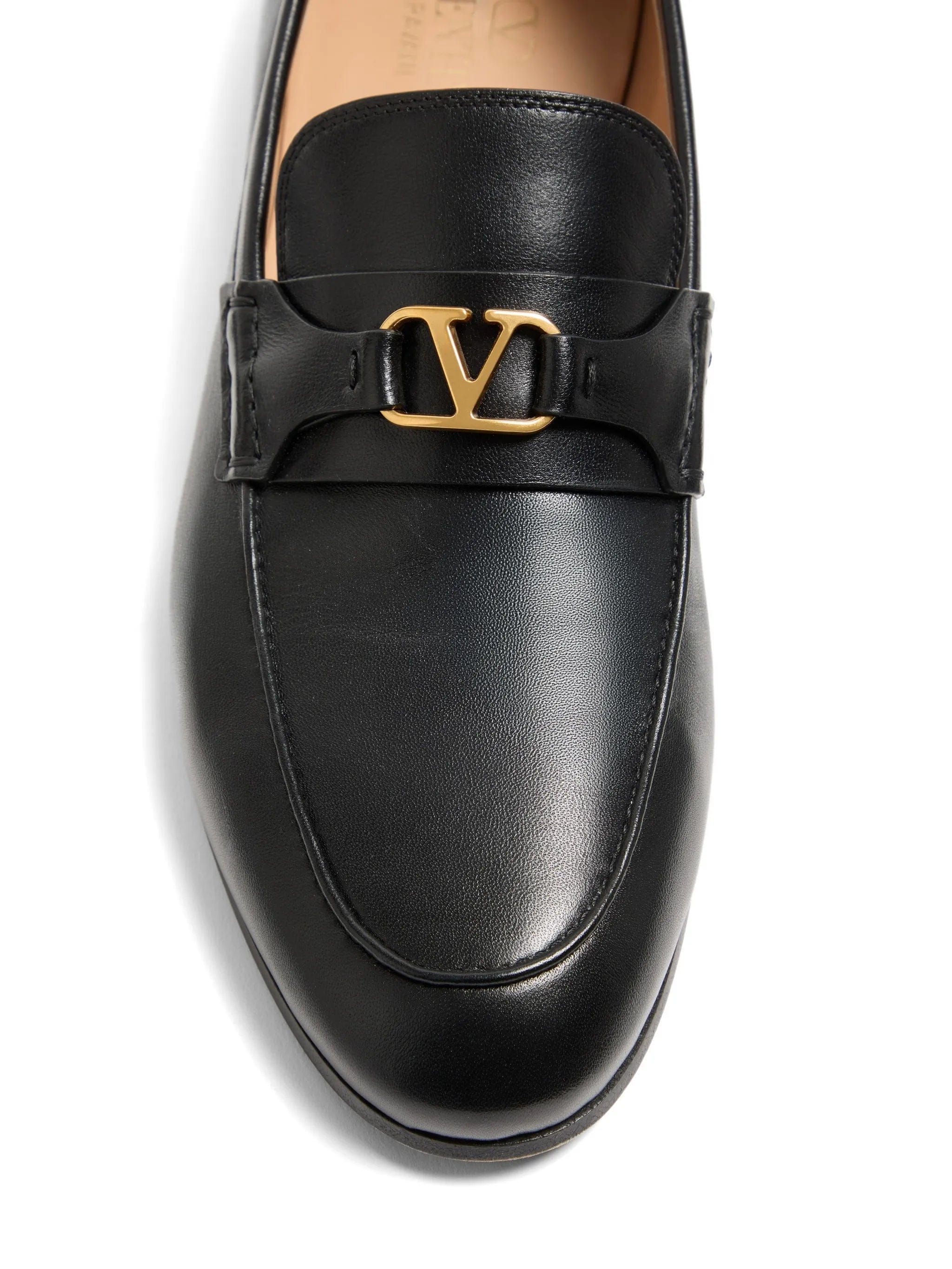 Valentino Garavani Vlogo Signature nappa leather loafers