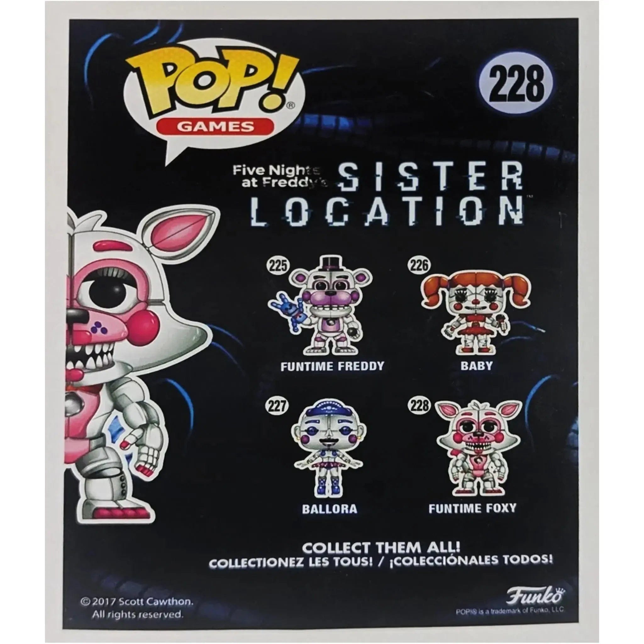 Funko Five Nights at Freddy's [Sister Location] - Funtime Foxy Figure (3.75") - Funko - Pop! Games Series (228) - (2017)