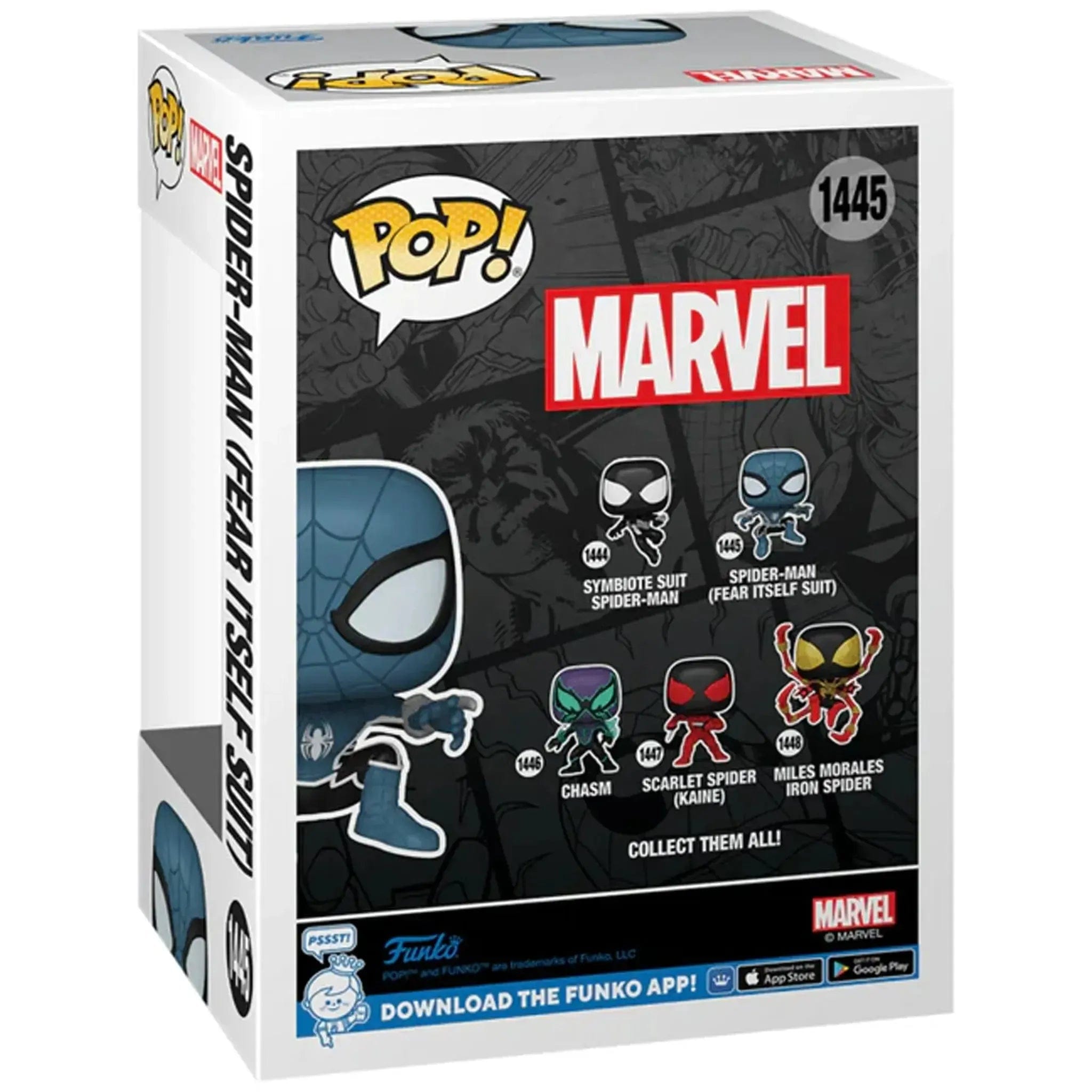 Funko Marvel - Spider - Man (Fear Itself Suit) Bobble - Head Figure (3.75", Glow in the Dark) - Funko - Pop! Series (1445) - (2024)