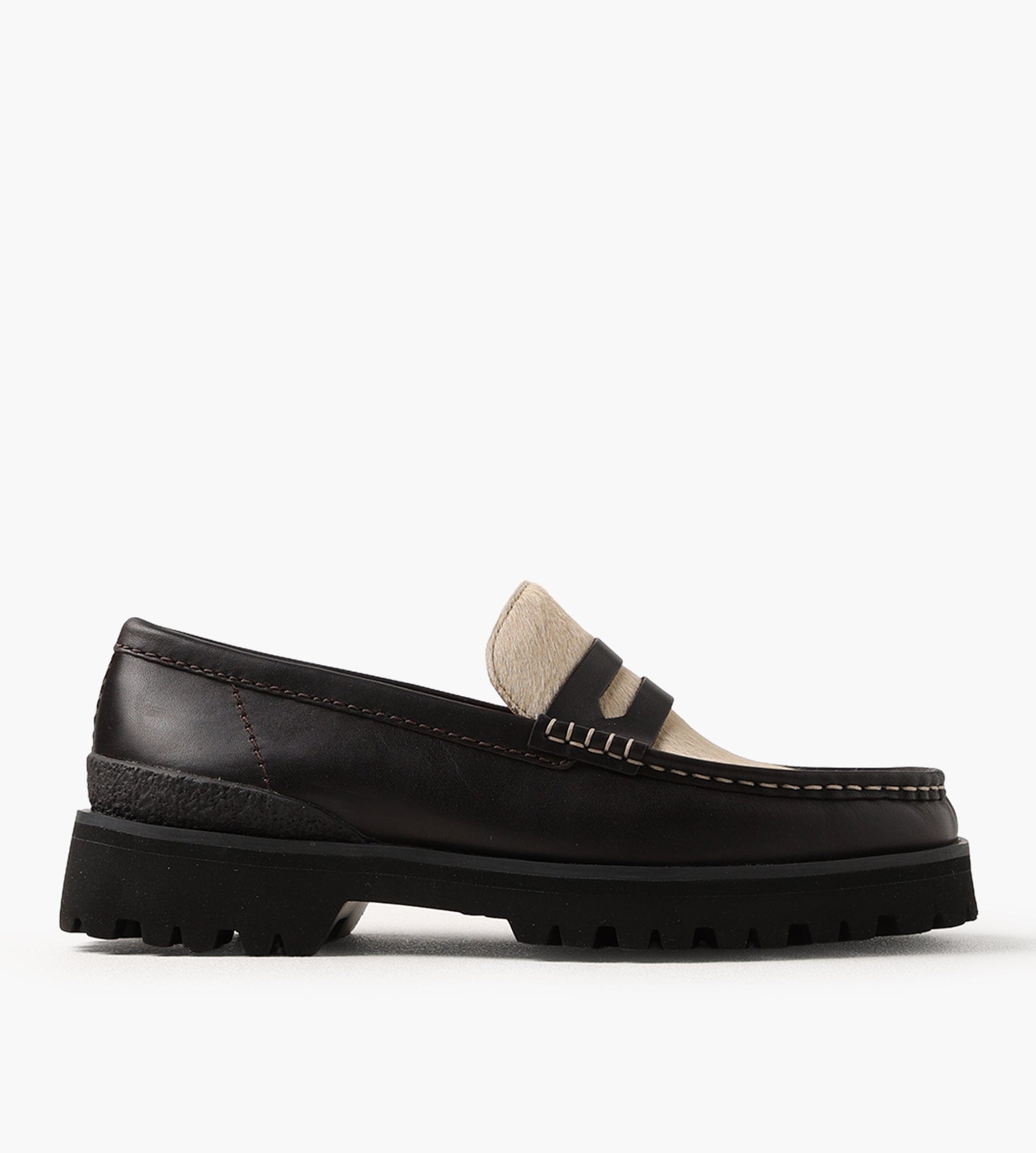 Clarks Originals Yukoner Penny Brown Combi Lea