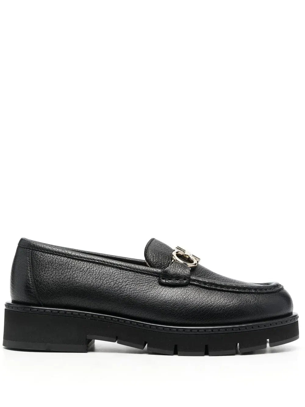 Ferragamo Buckle - Detail Leather Loafers