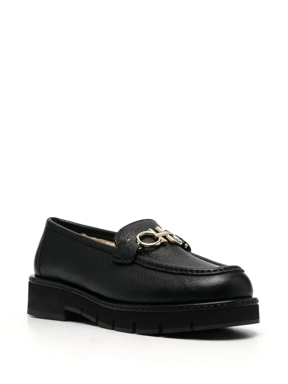 Ferragamo Buckle - Detail Leather Loafers
