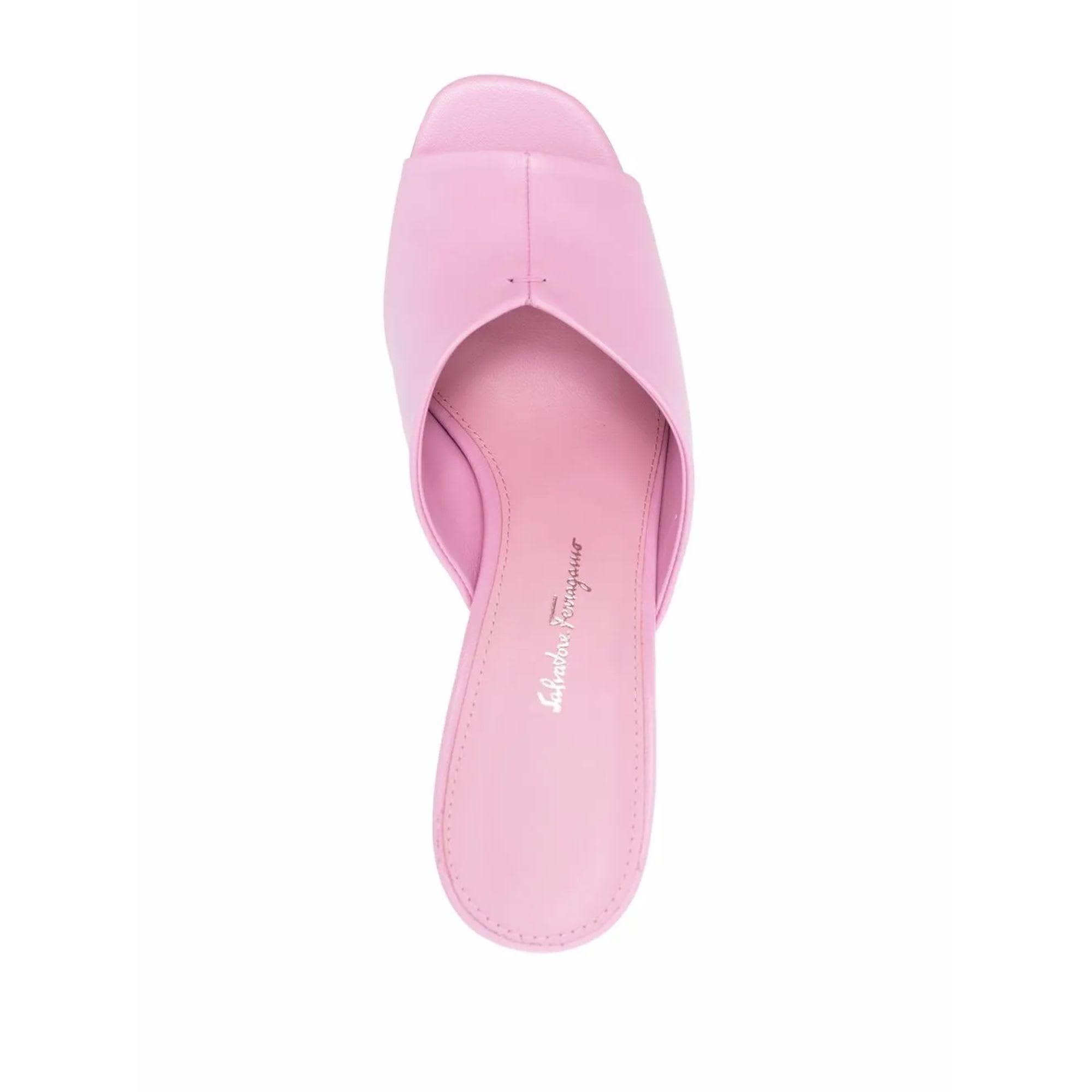 Ferragamo Open - Toe Mule Sandals