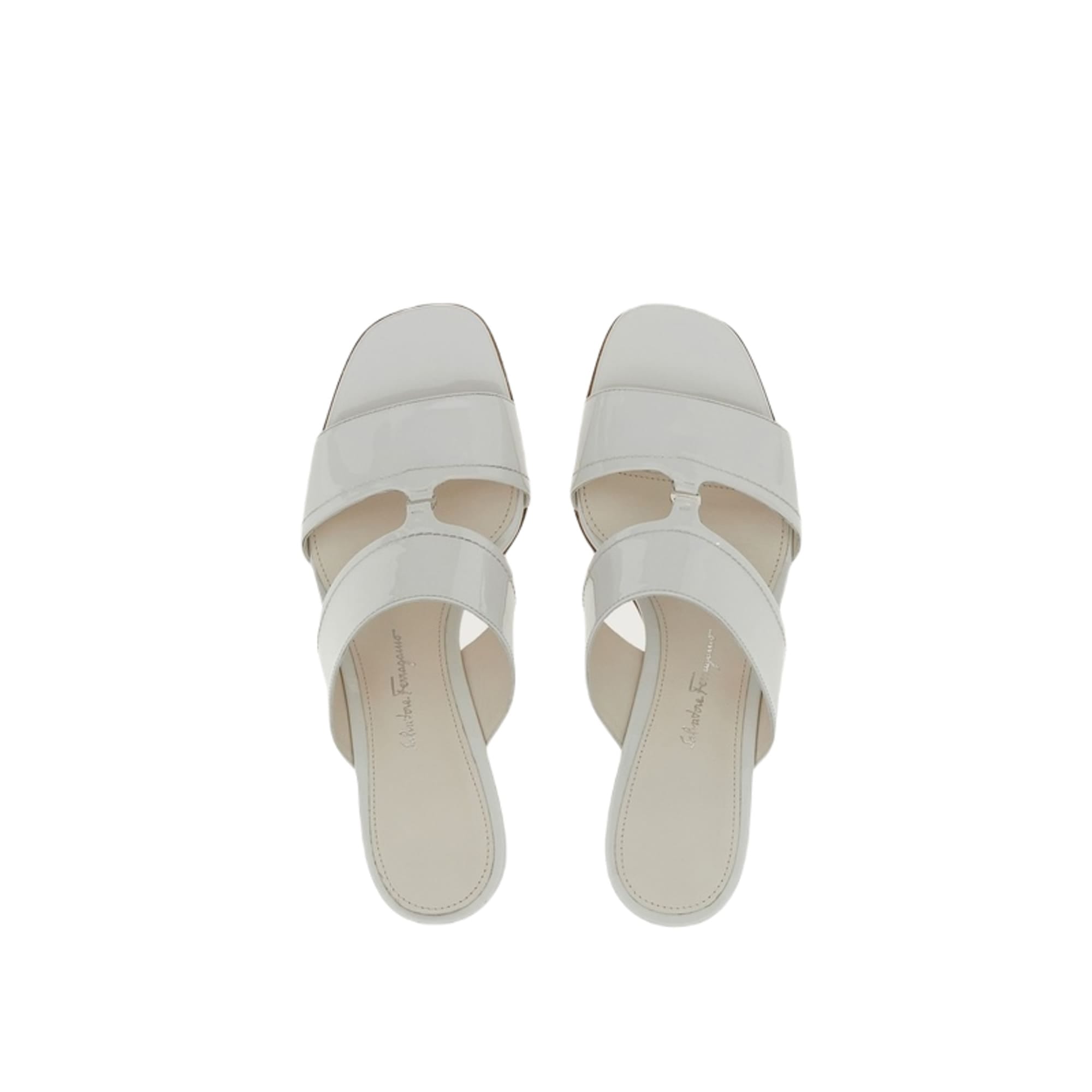 Ferragamo Tot 55 mm Double - Strap Sandals
