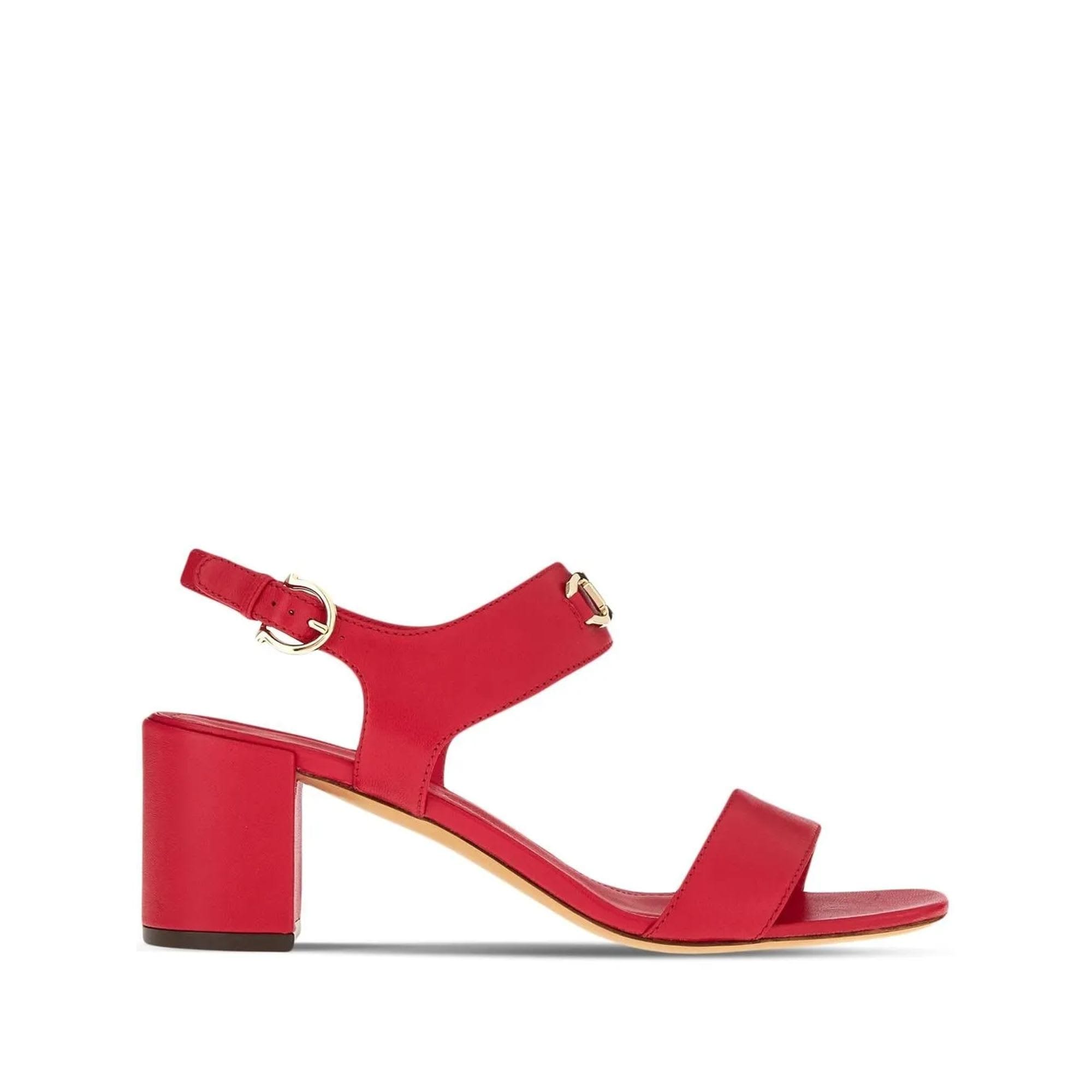 Ferragamo Gancini - Plaque Block - Heel Sandals