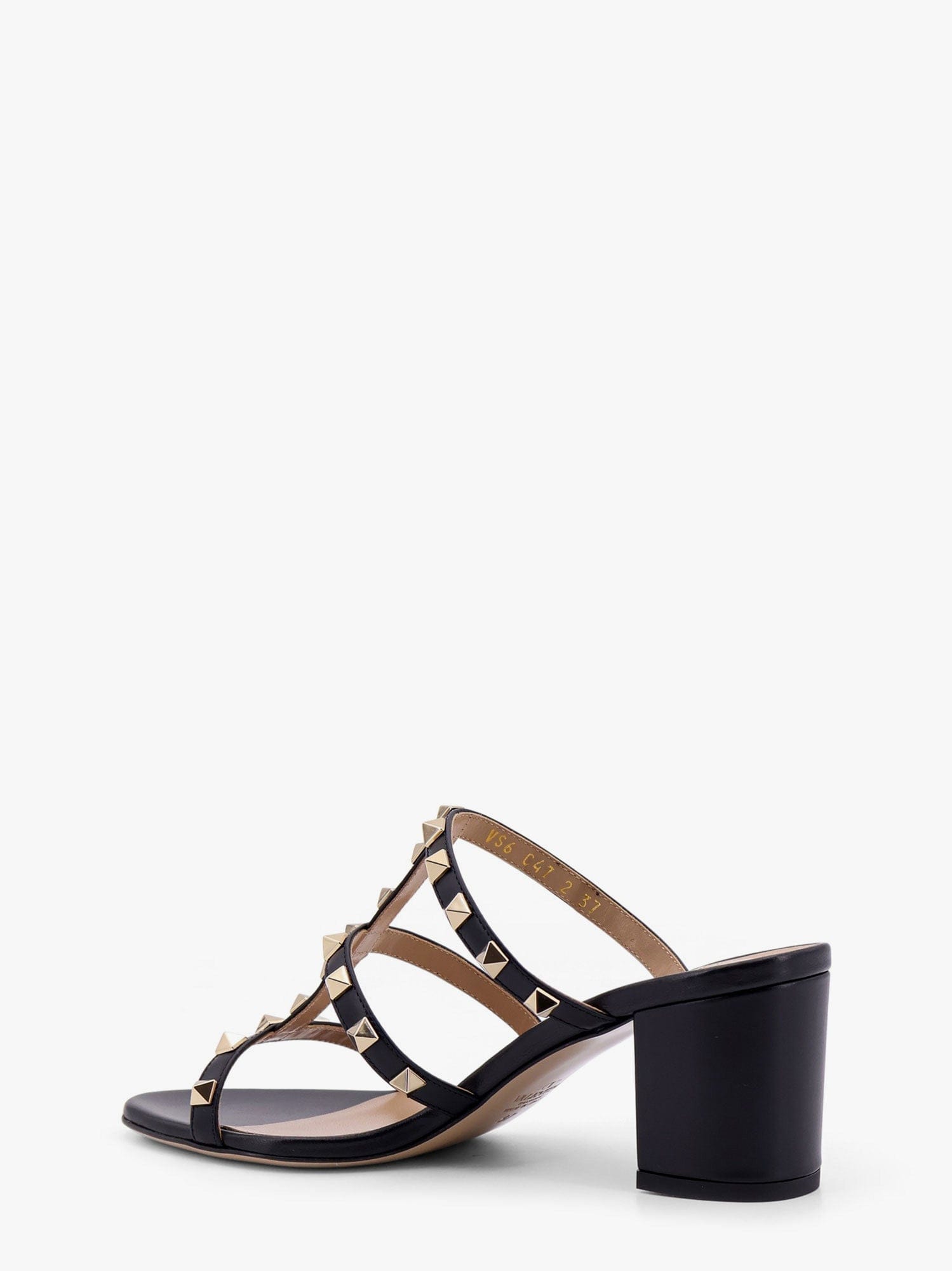 Valentino Garavani Rockstuds leather sandals with iconic all - over studs