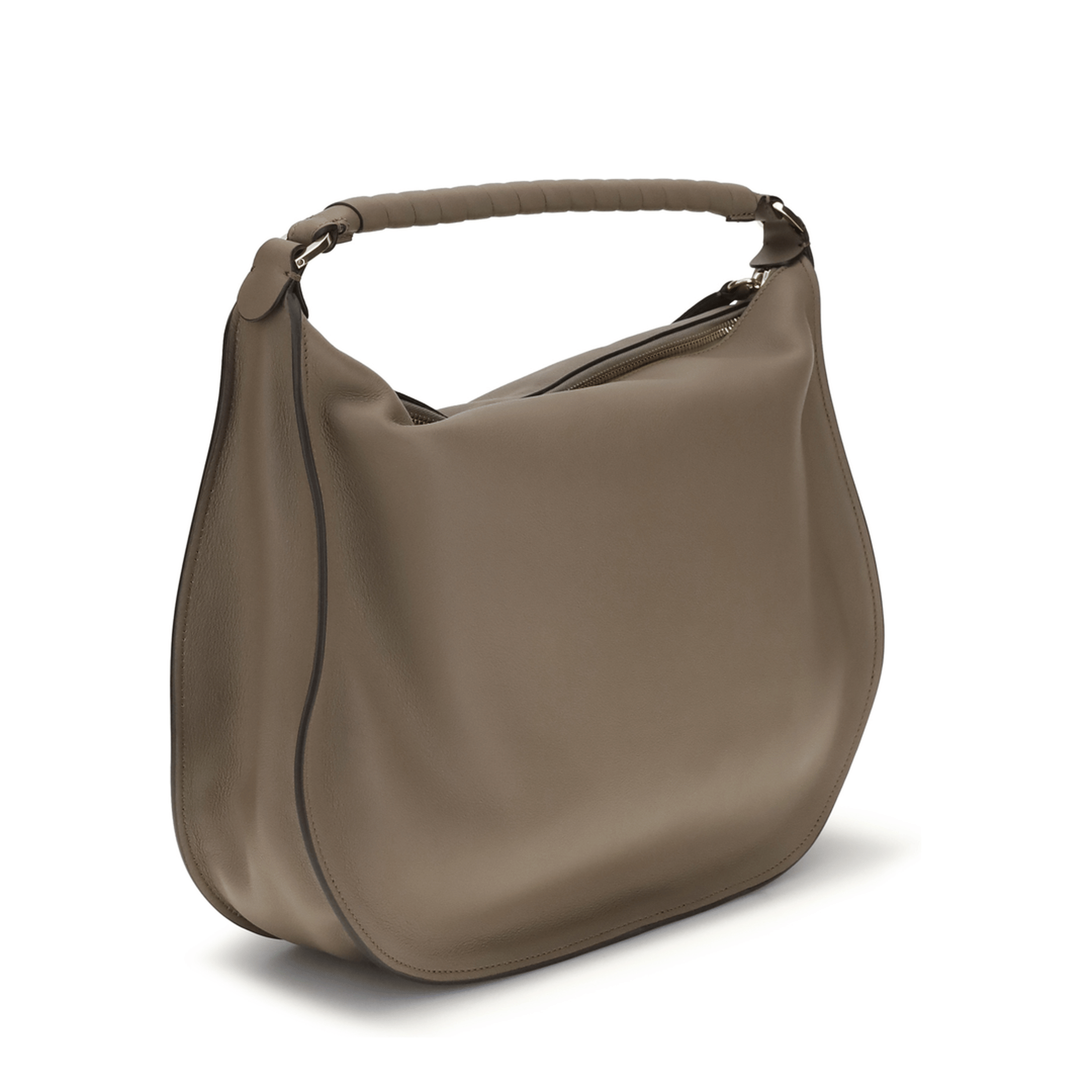 Chloè Marcie Calfskin Shoulder Bag - Clay Brown