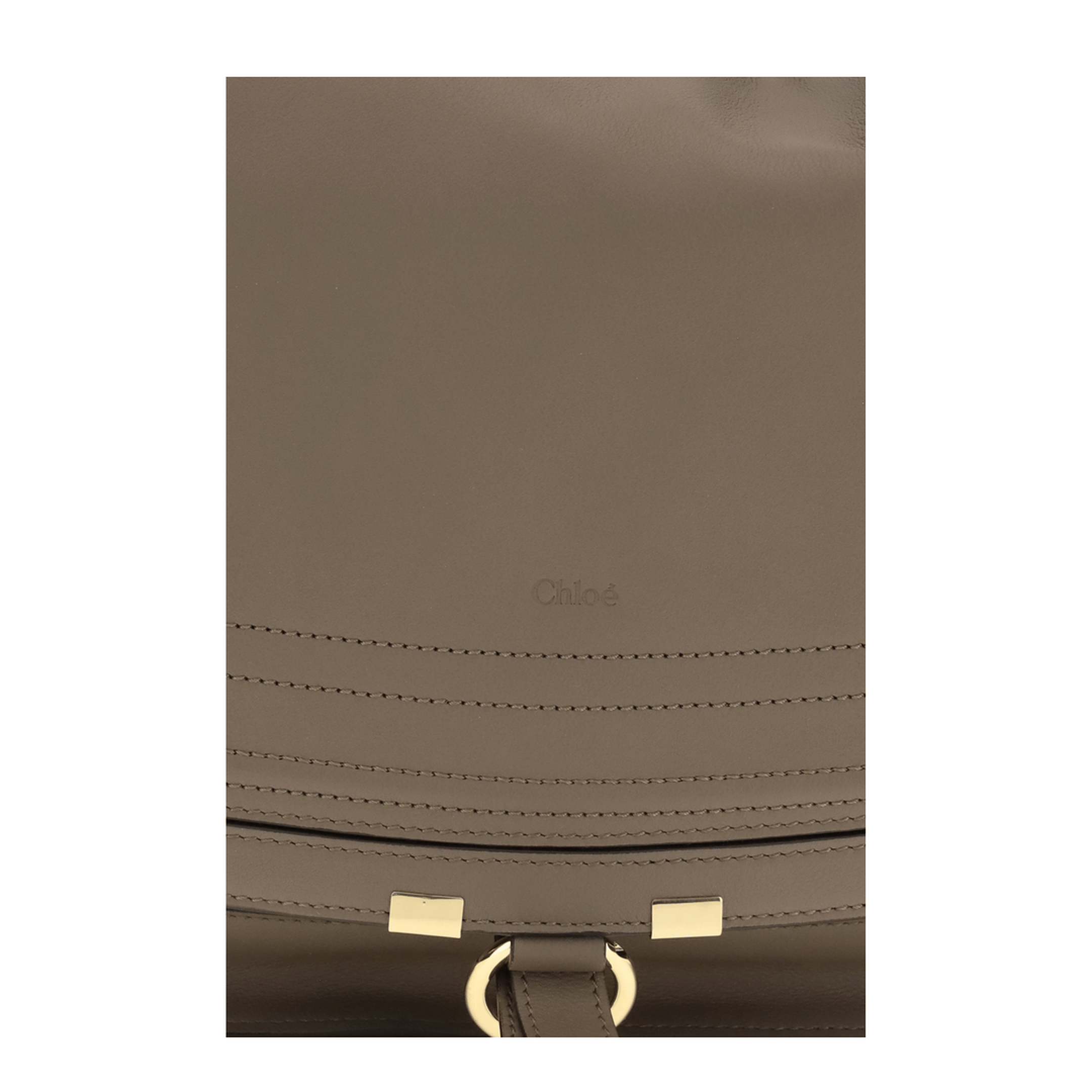 Chloè Marcie Calfskin Shoulder Bag - Clay Brown