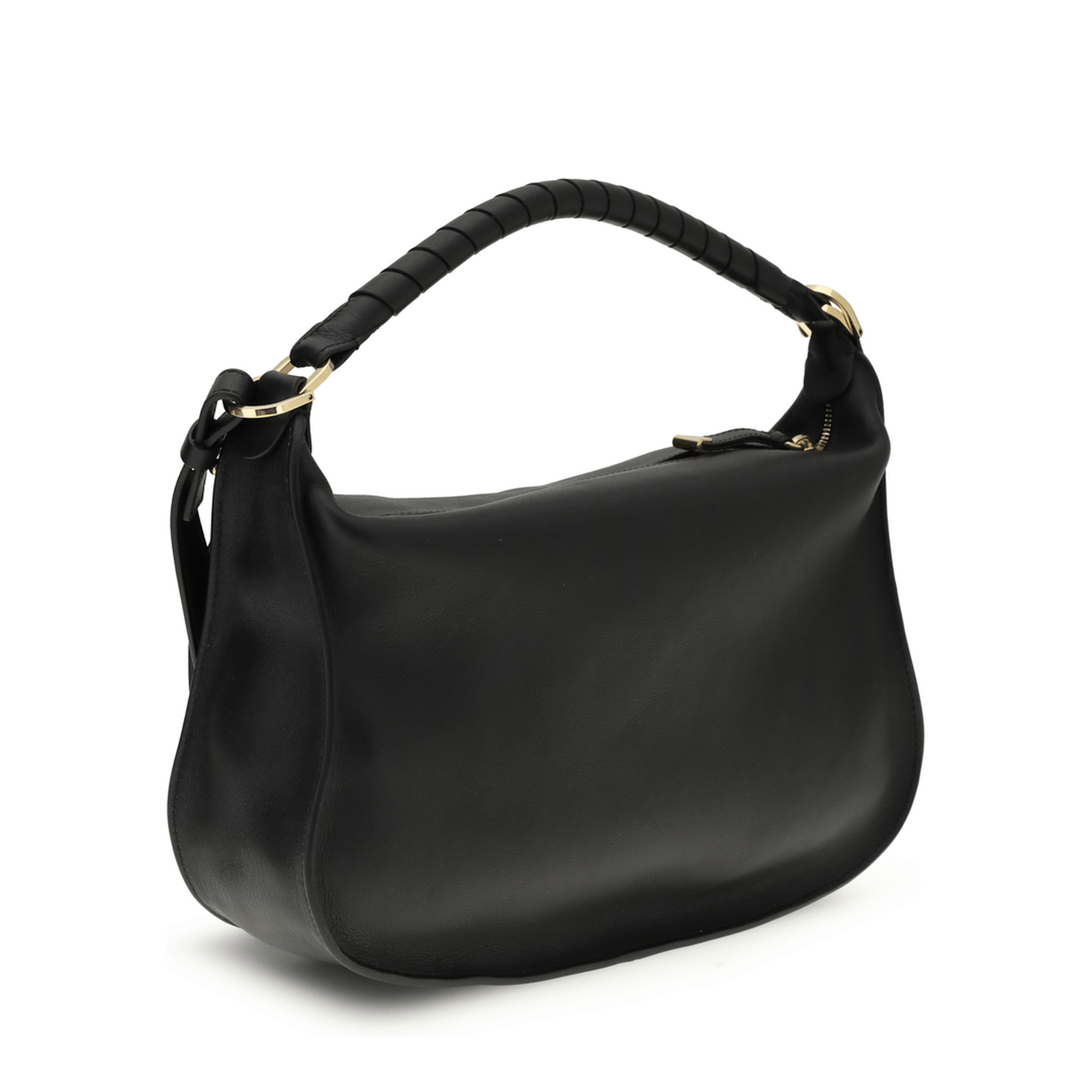 Chloè Marcie Small Calf Leather Shoulder Bag - Beige