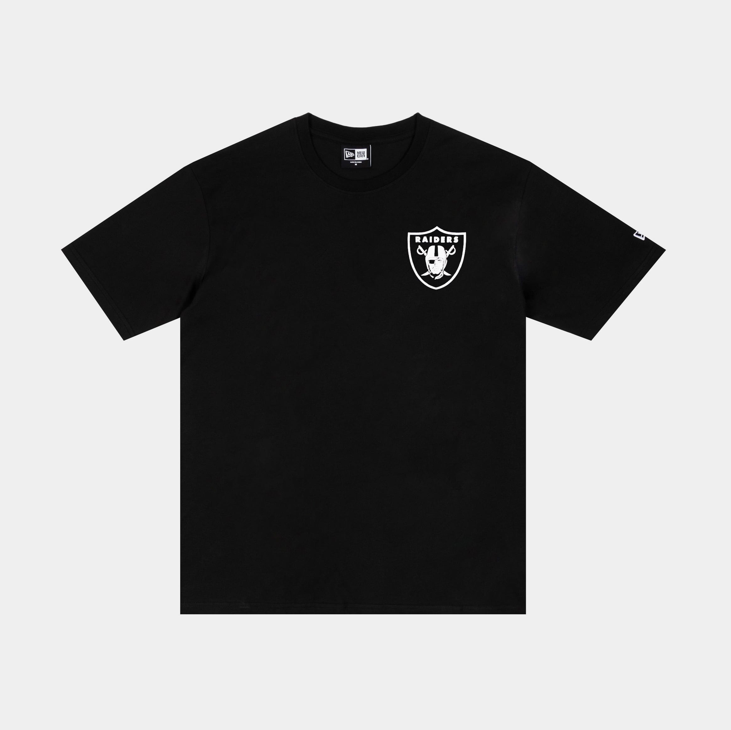 NEW ERA Las Vegas Raiders Mens Short Sleeve Shirt (Black/Grey/White)