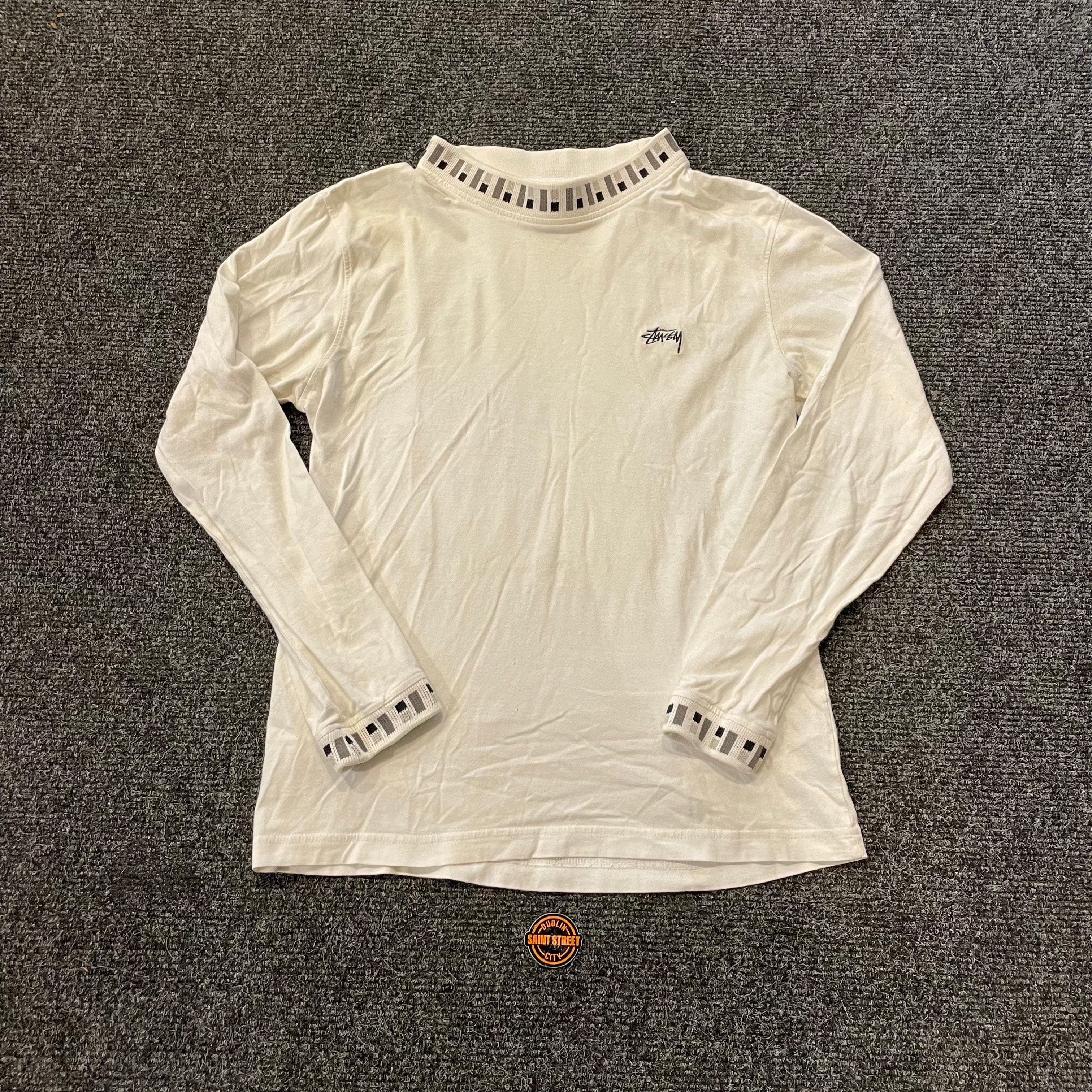 Stussy LS T-Shirt White