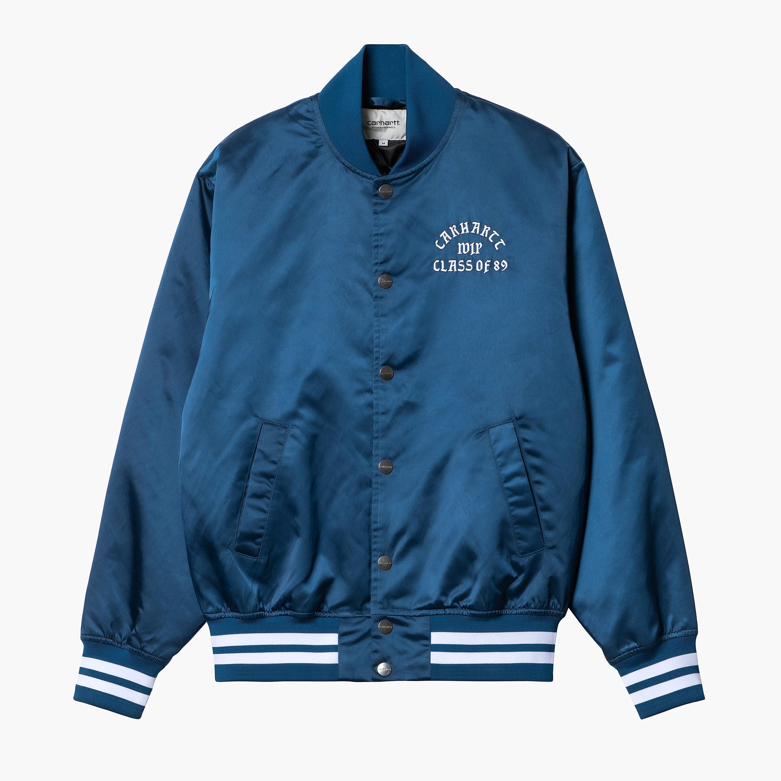 Carhartt WIP Class Of 89 Bomber Jacket Elder / White