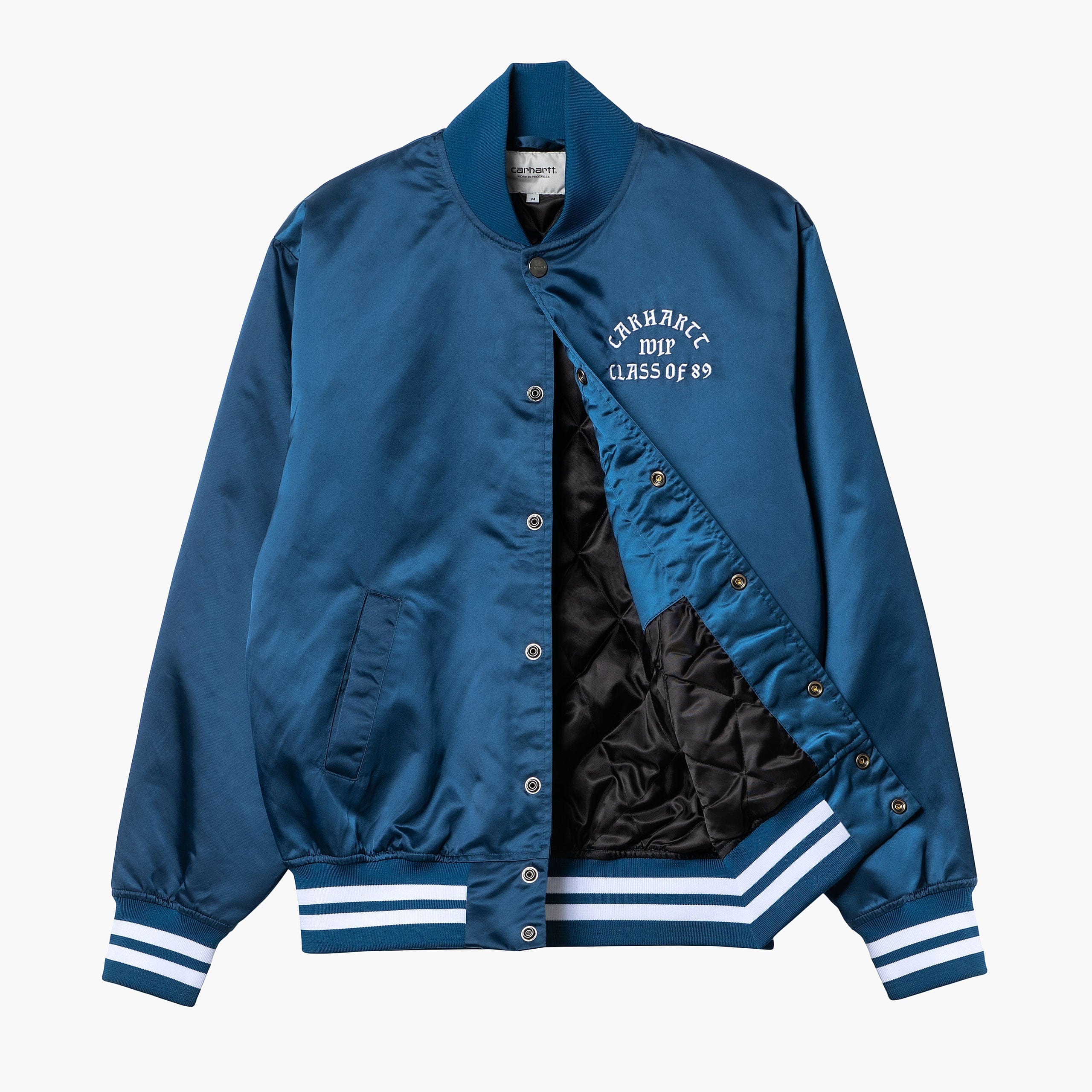 Carhartt WIP Class Of 89 Bomber Jacket Elder / White