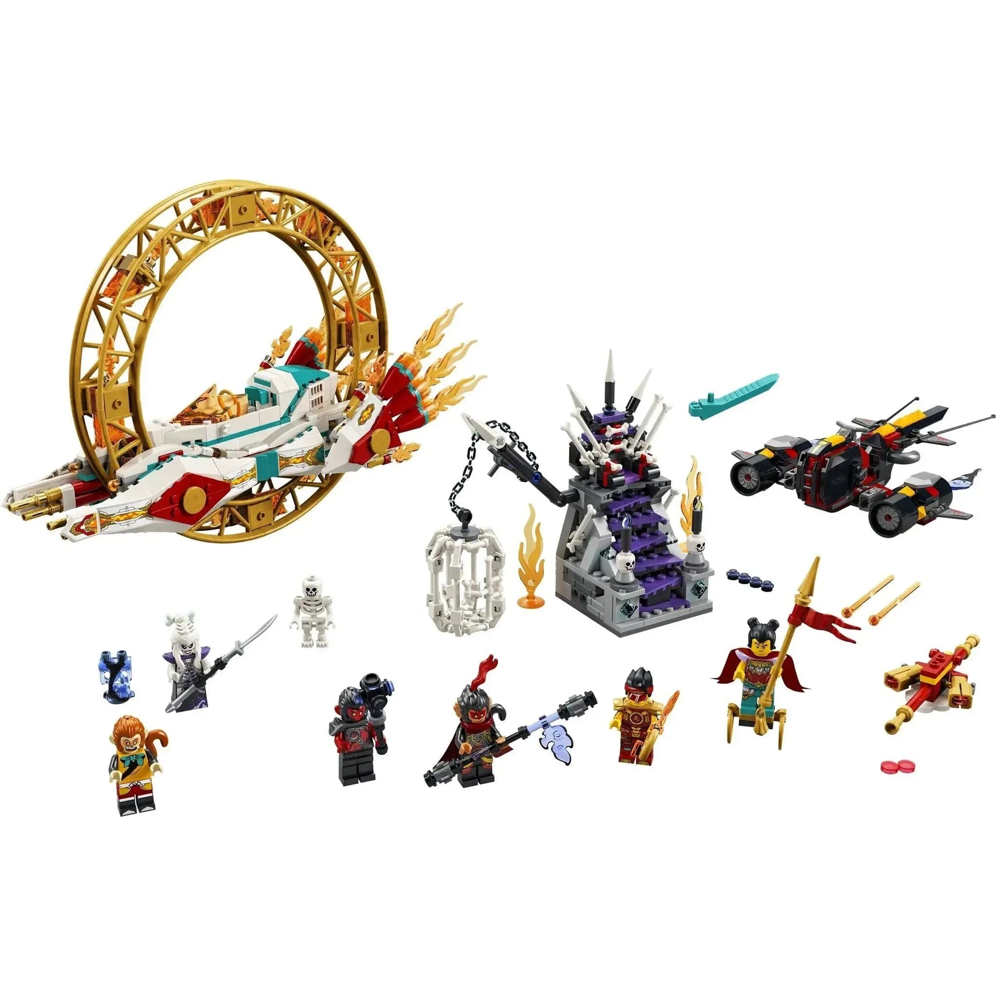 LEGO [Monkie Kid] - Nezha's Fire Ring Building Set - Season 3 Series (80034)