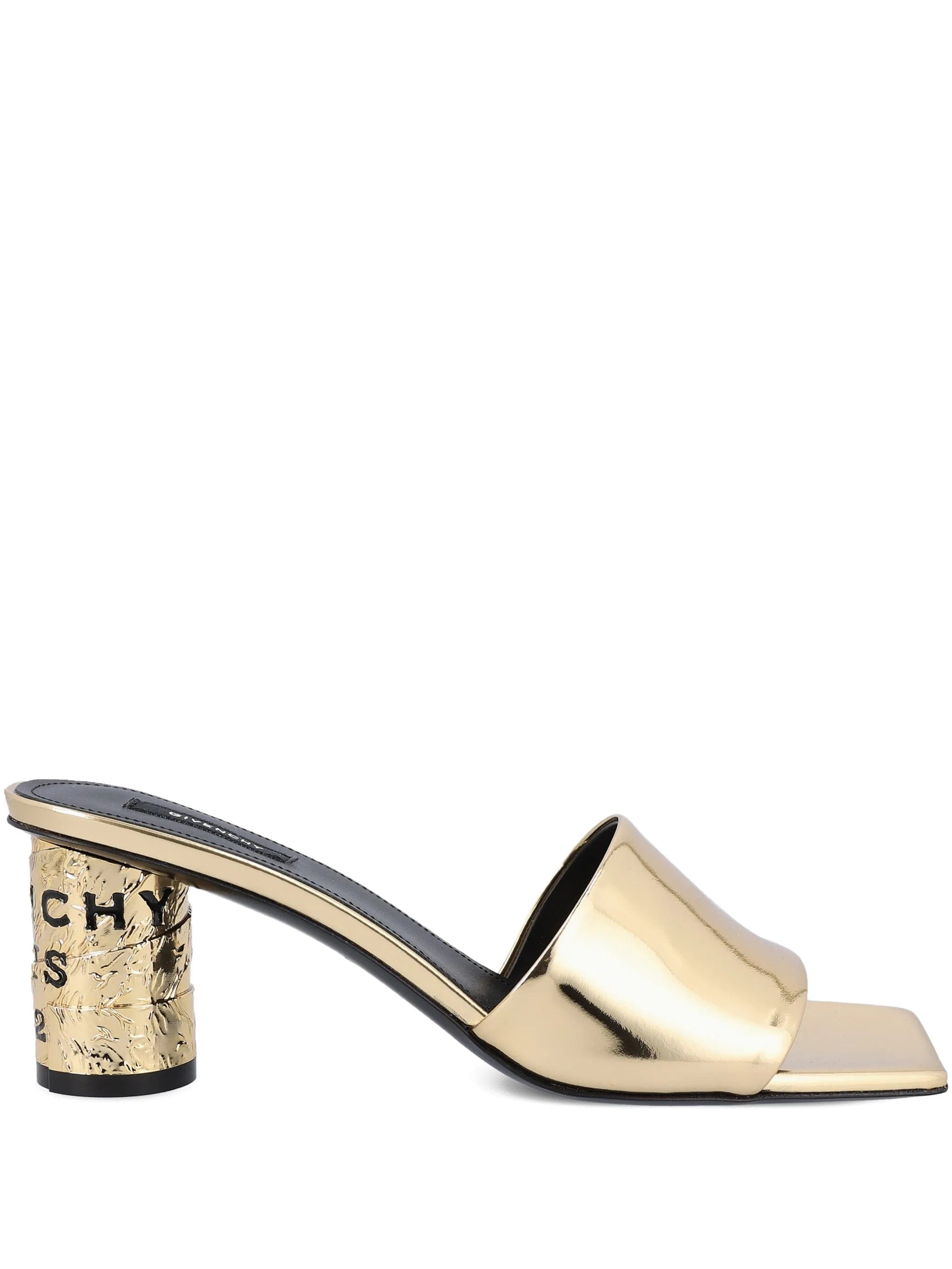 Givenchy mirror - effect leather heeled sandals