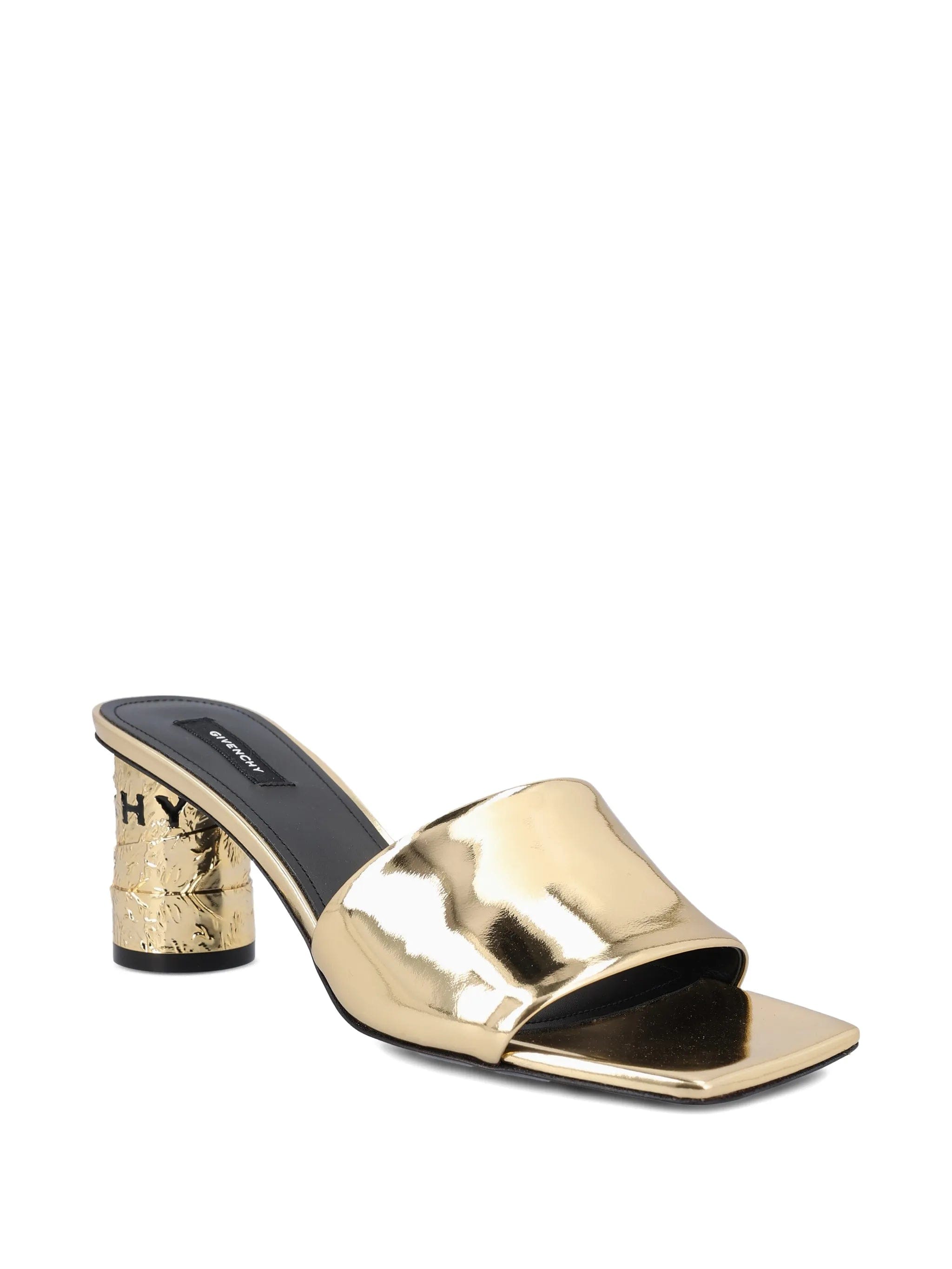 Givenchy mirror - effect leather heeled sandals