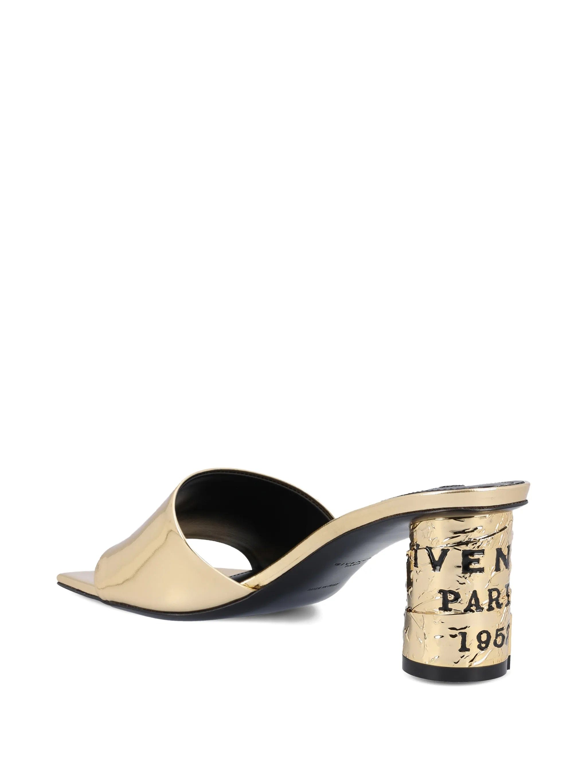 Givenchy mirror - effect leather heeled sandals