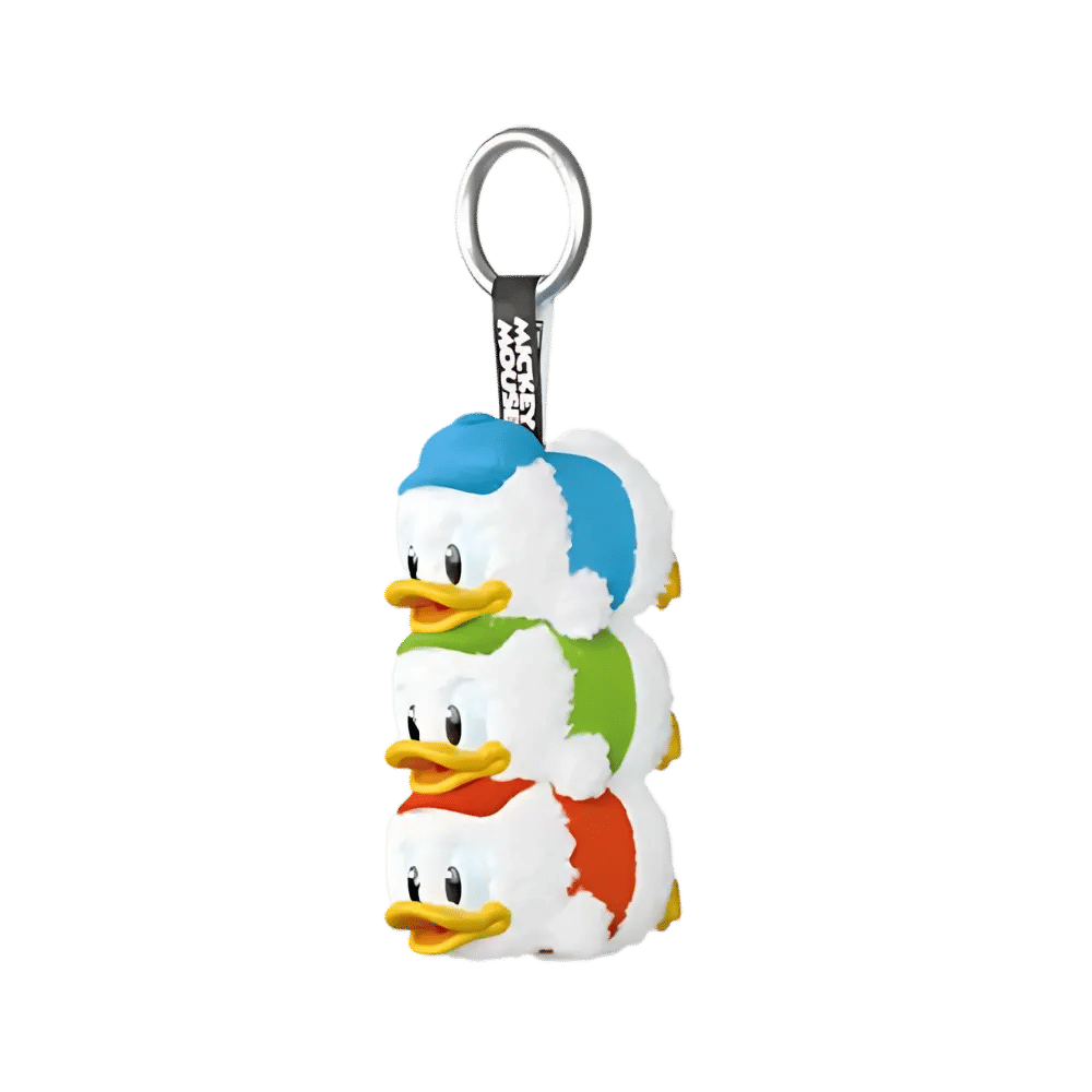 Pop Mart Disney Mickey Family Together Series Secret Edition Huey, Dewey, Louie Plush Keychain